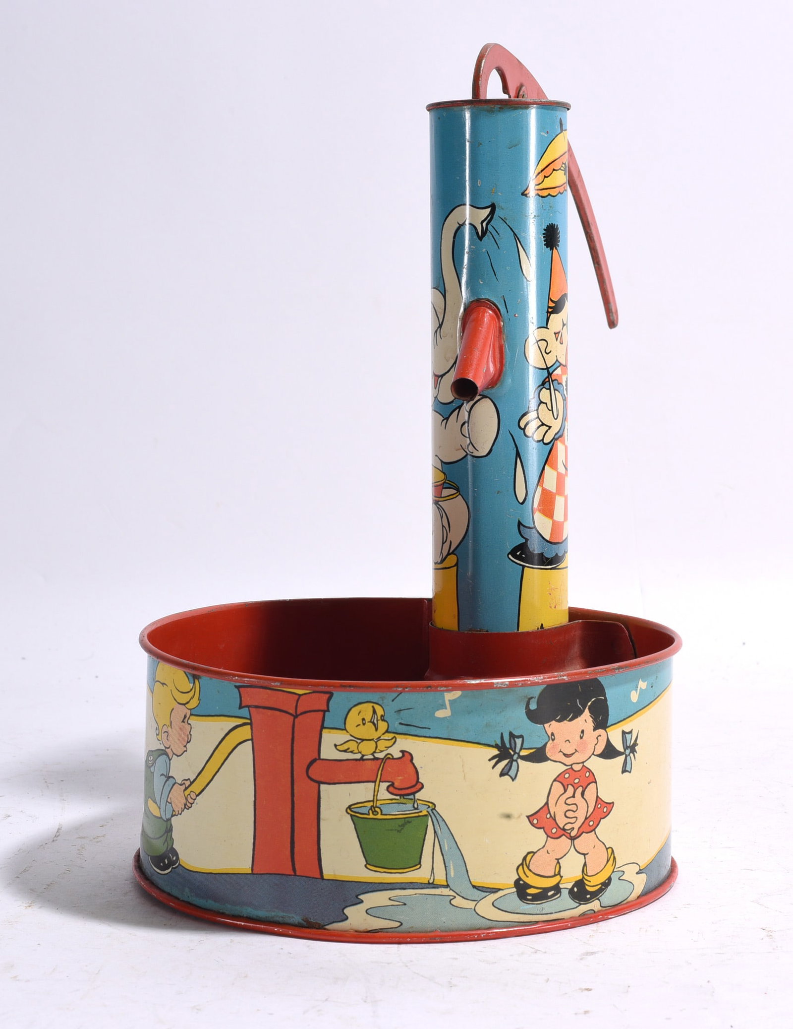 Vintage Lithographed Tin Children's Fountain Toy (1 of 3)
