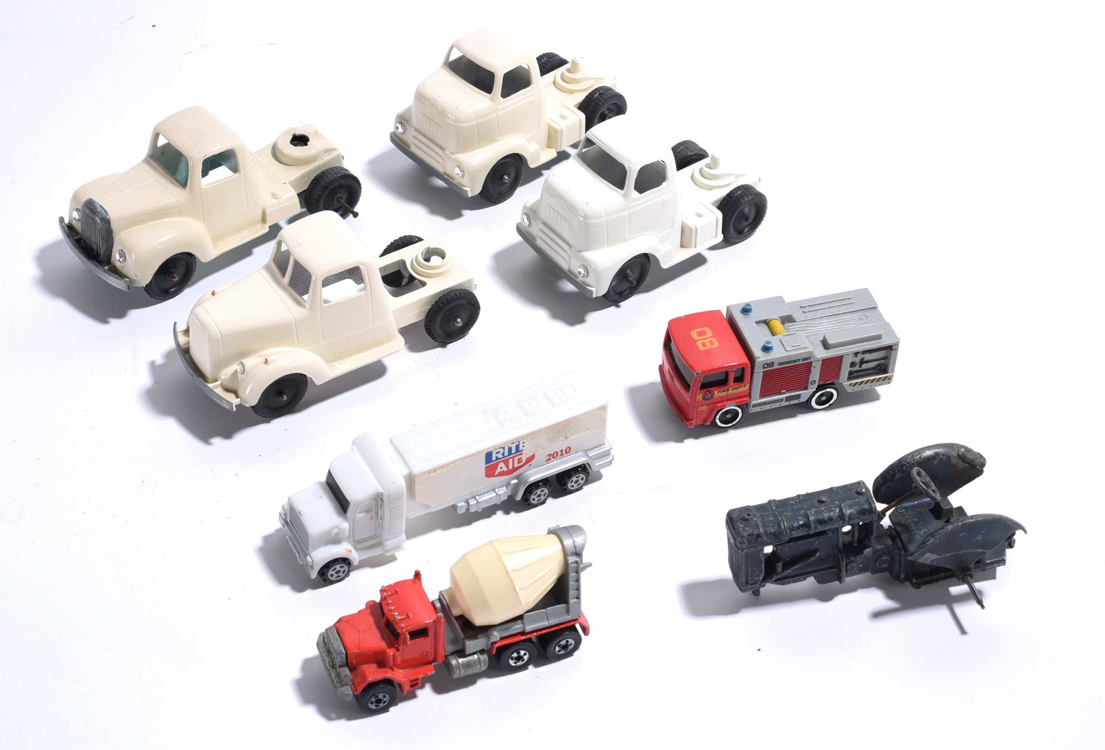 Plastic and Die-Cast Truck Cab Group (1 of 1)