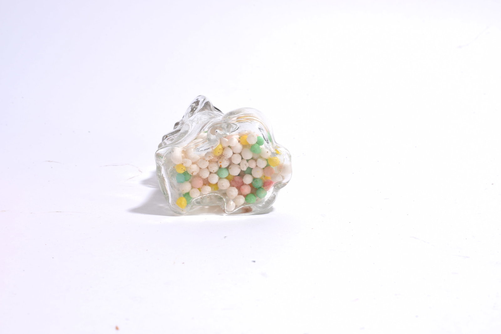 Rabbit Form Glass Candy Container - 3