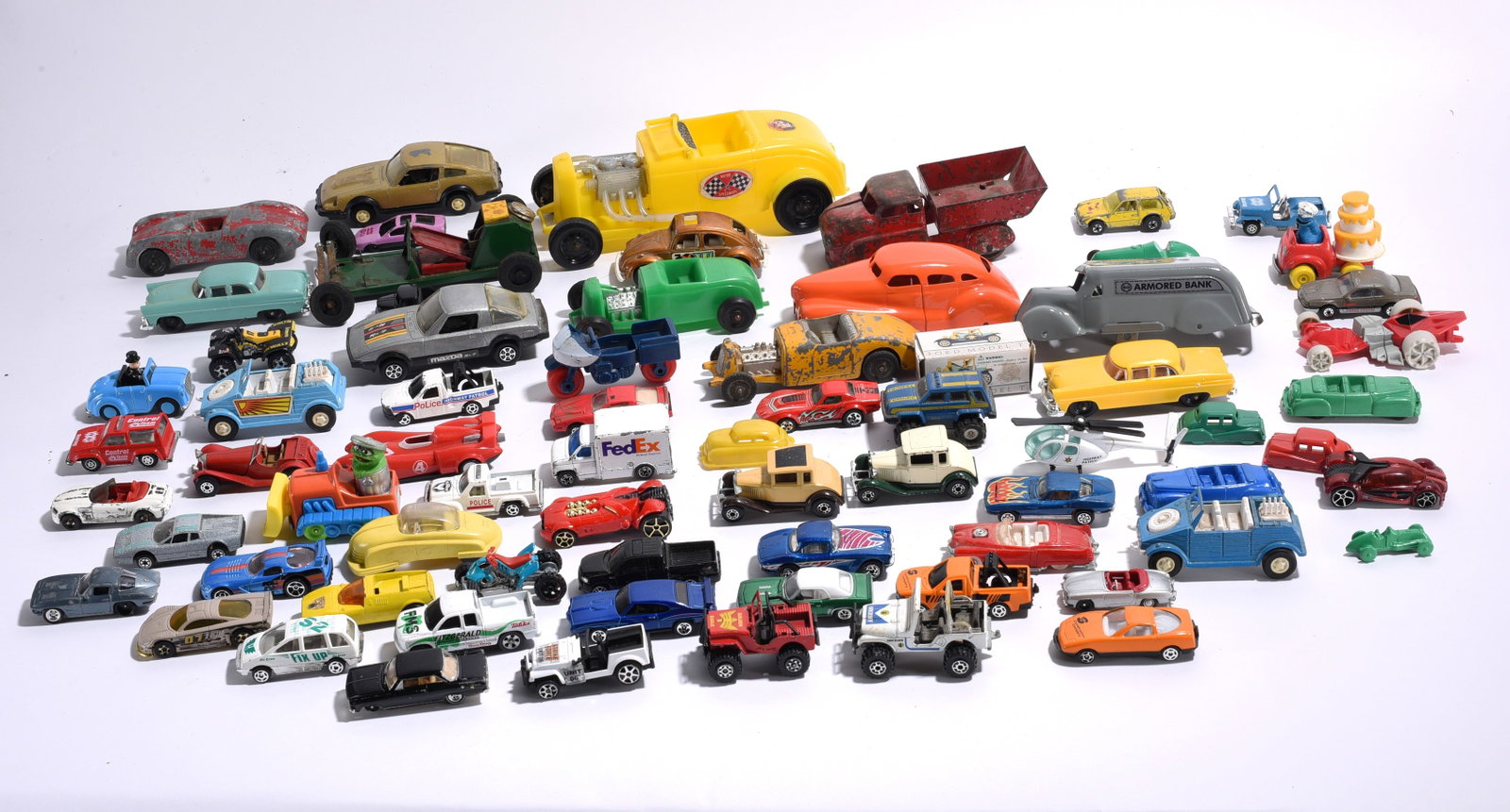 Assorted Die-Cast and Plastic Toy Vehicle Group (1 of 2)