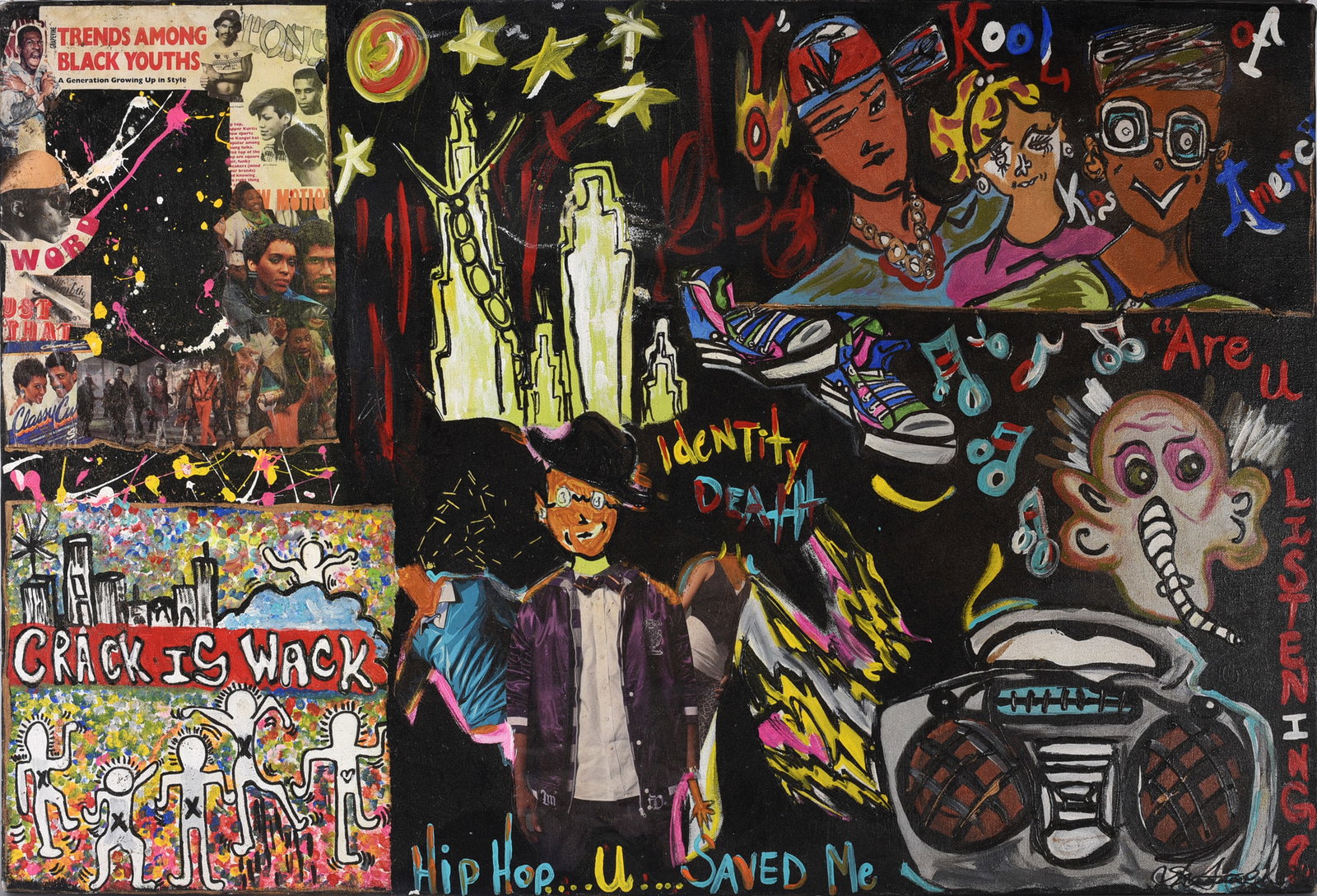 Andrew Herbin Sr. "Andy Herbin" Outsider Art Painting: paint on canvas. Andrew Herbin Sr. was an unconventional visual artist based in the suburban communities surrounding Atlanta, GA. His creative practice was deeply rooted in spontaneity and an