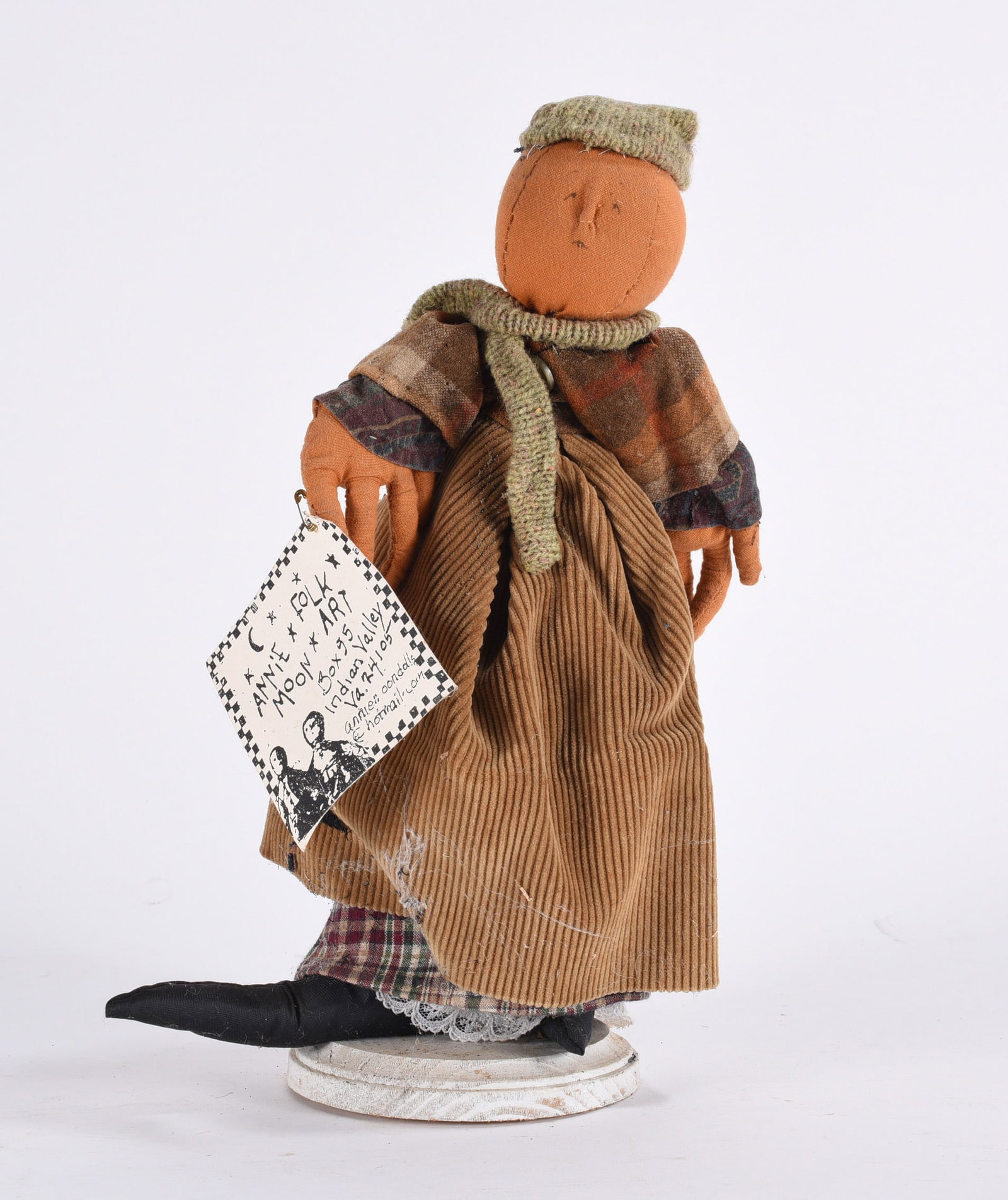 Annie Moon Folk Art Doll 14" (1 of 3)