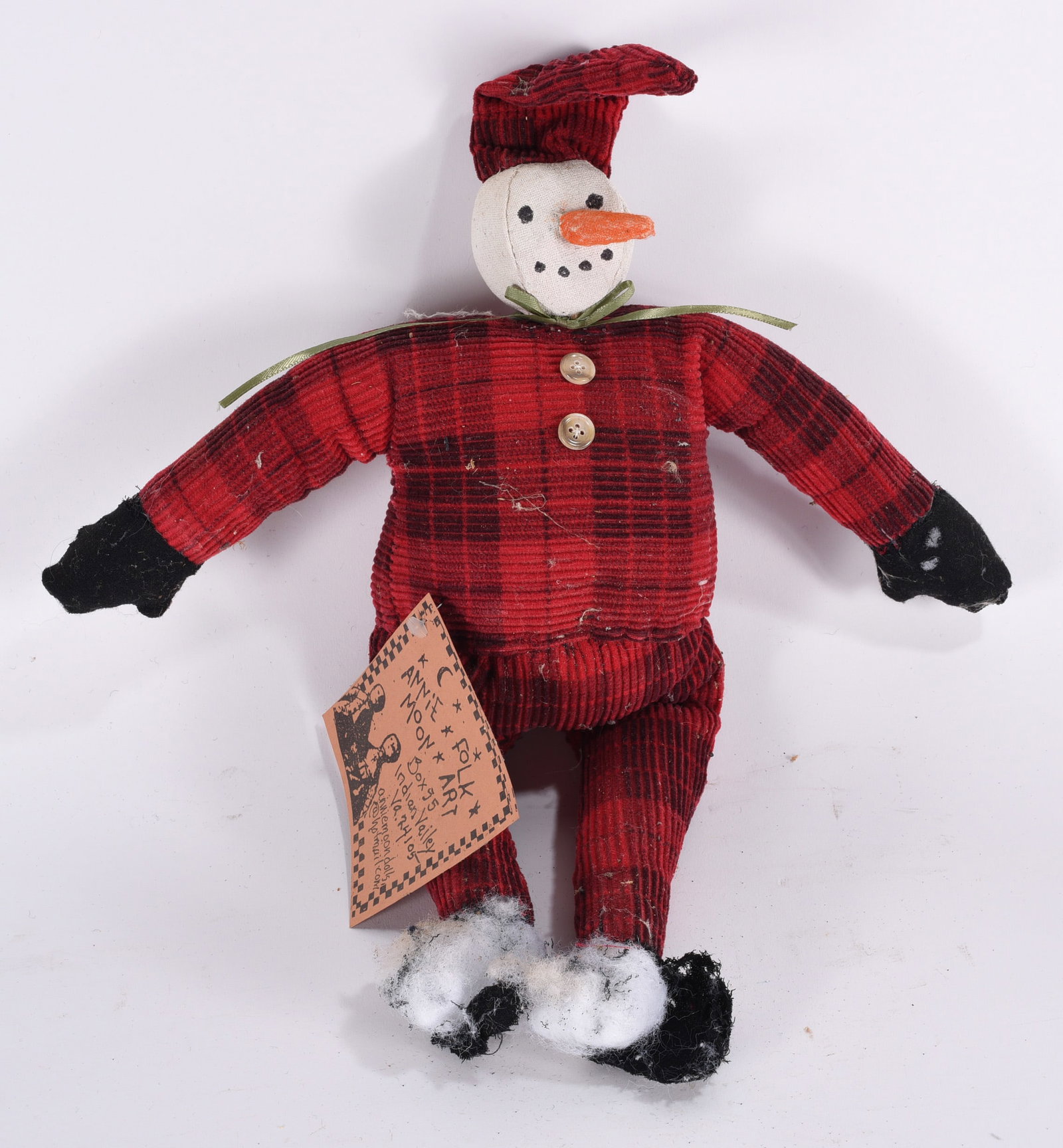 Annie Moon Folk Art Doll 14": Annie Moon Folk Art Doll