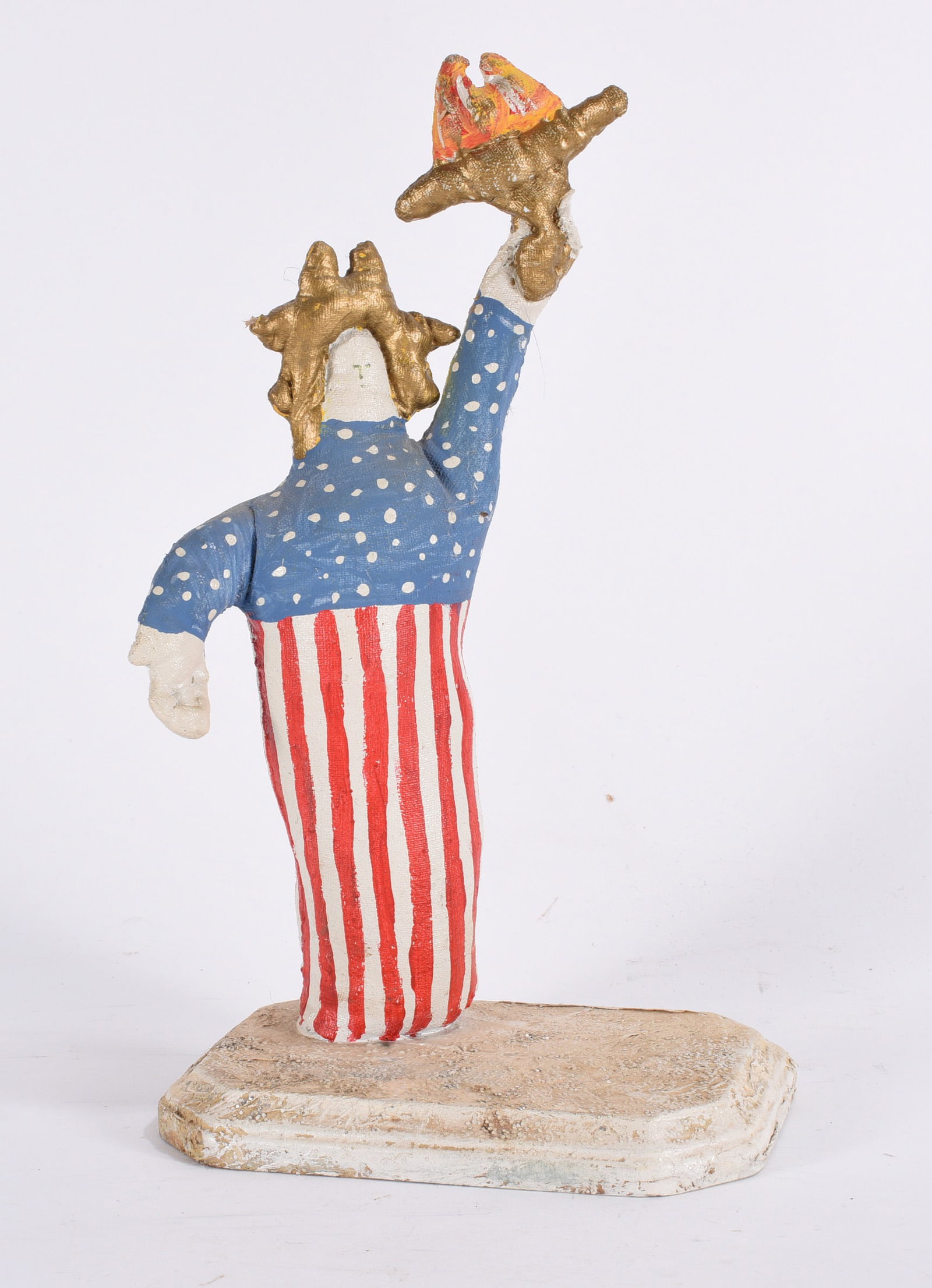 Annie Moon Folk Art Statue of Liberty 7"x12" (1 of 2)