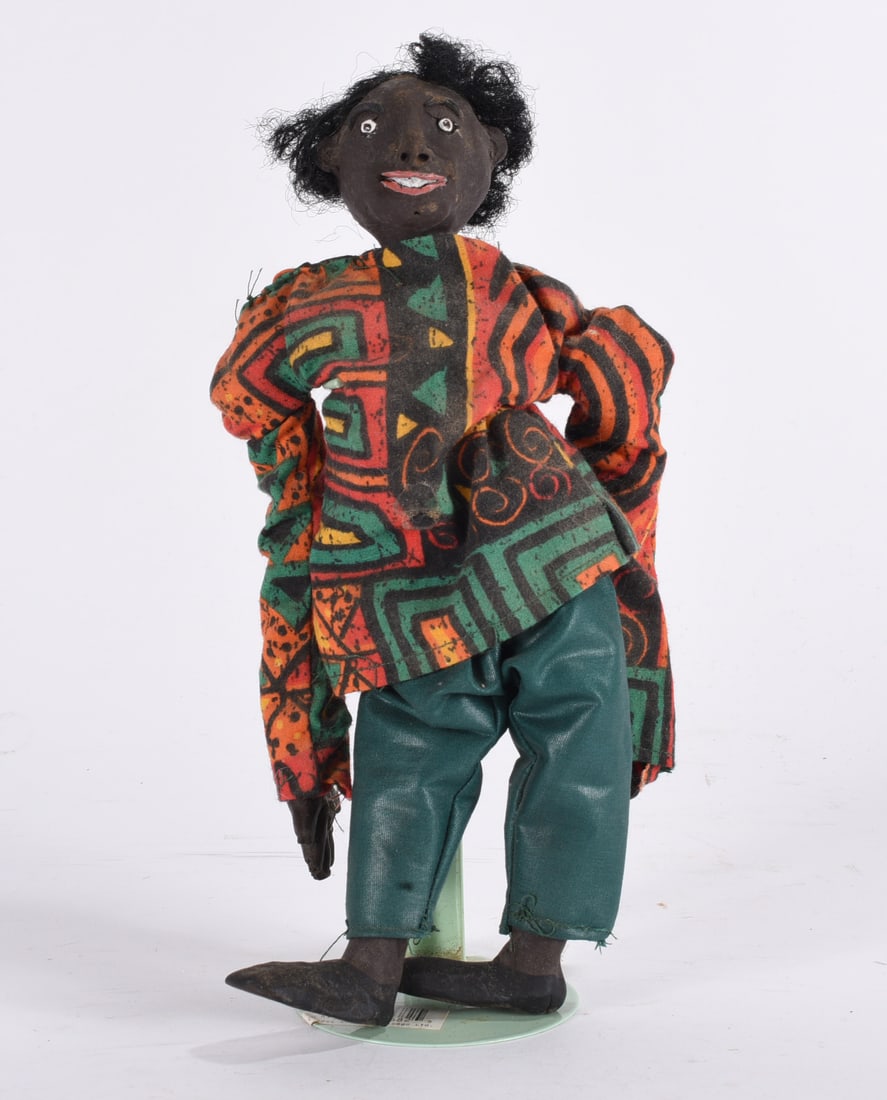 Antique Black American Doll 10" (1 of 2)