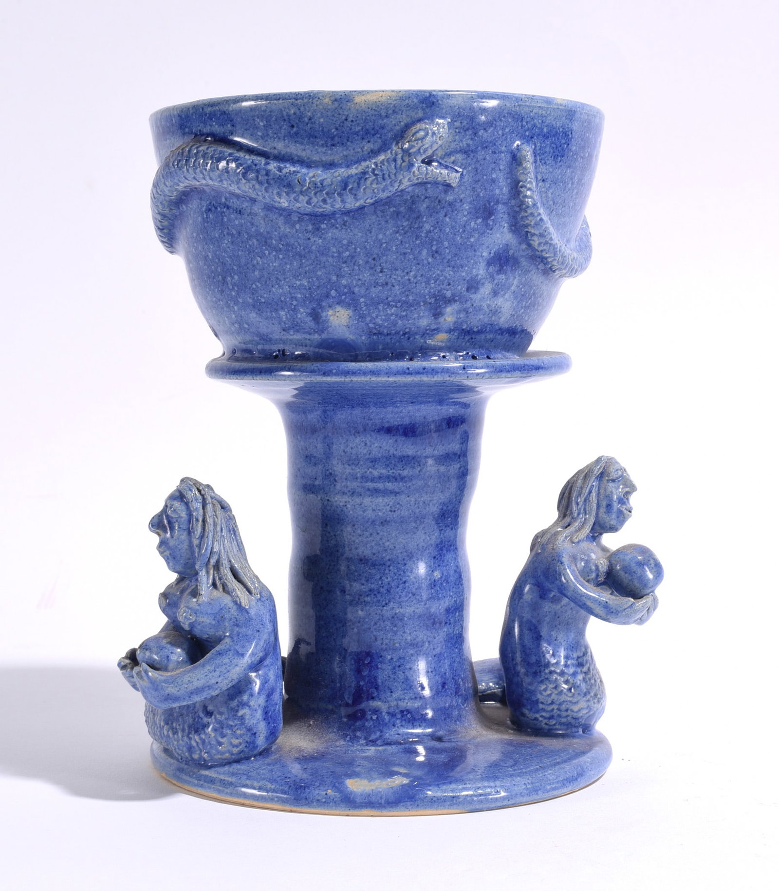 Stacy Lambert Folk Pottery Mermaid Cup (1 of 4)