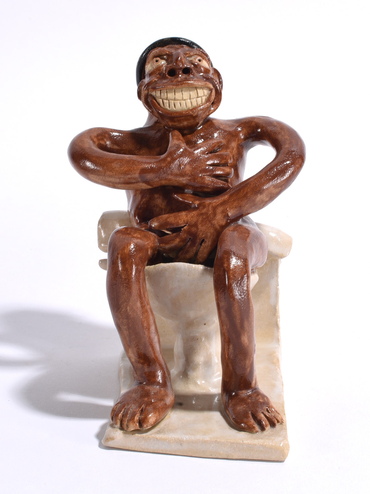 Stacy Lambert Folk Pottery Figure - 2
