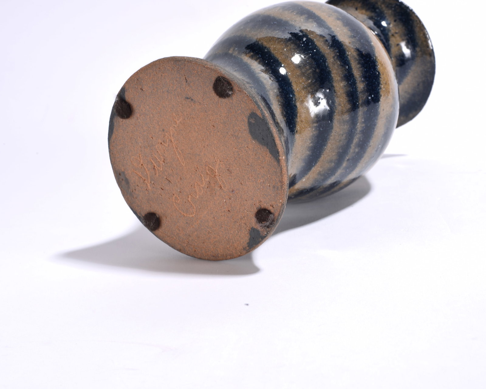 Dwayne Craig Swirl Pottery Vase - 4