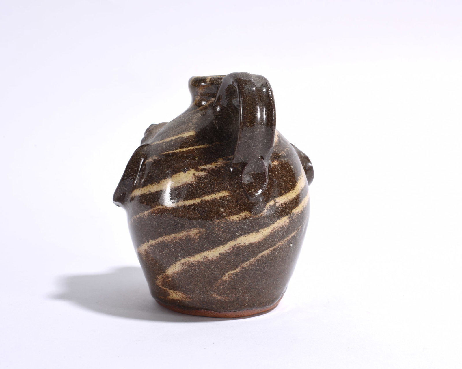 Walter Fleming Swirl Face Jug - 2