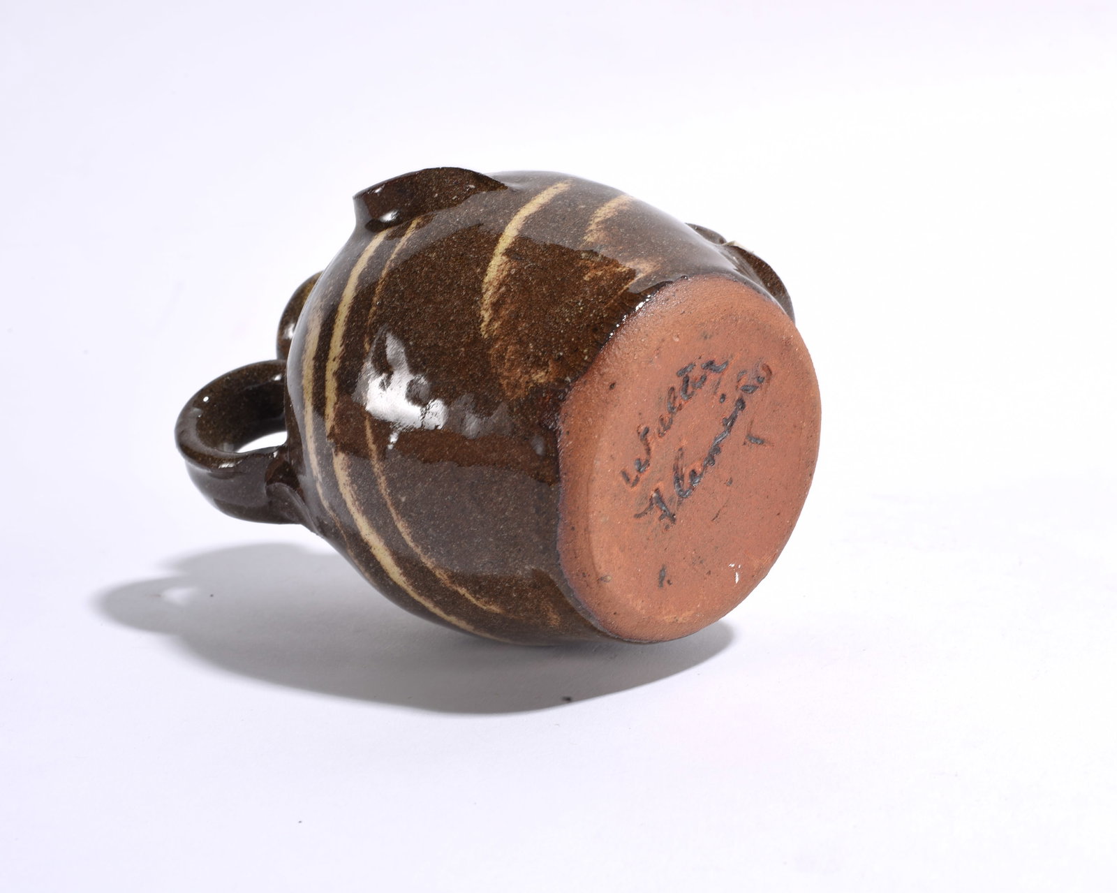 Walter Fleming Swirl Face Jug - 3