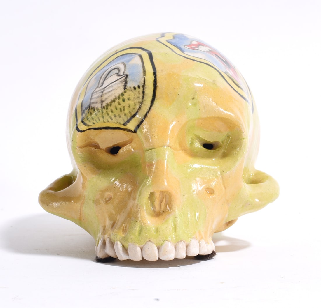 Stacy Lambert Pottery Skull (1 of 4)