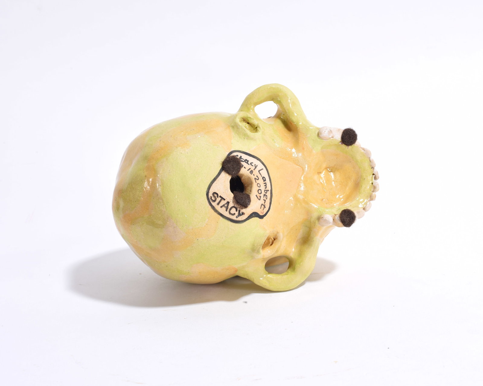 Stacy Lambert Pottery Skull - 4