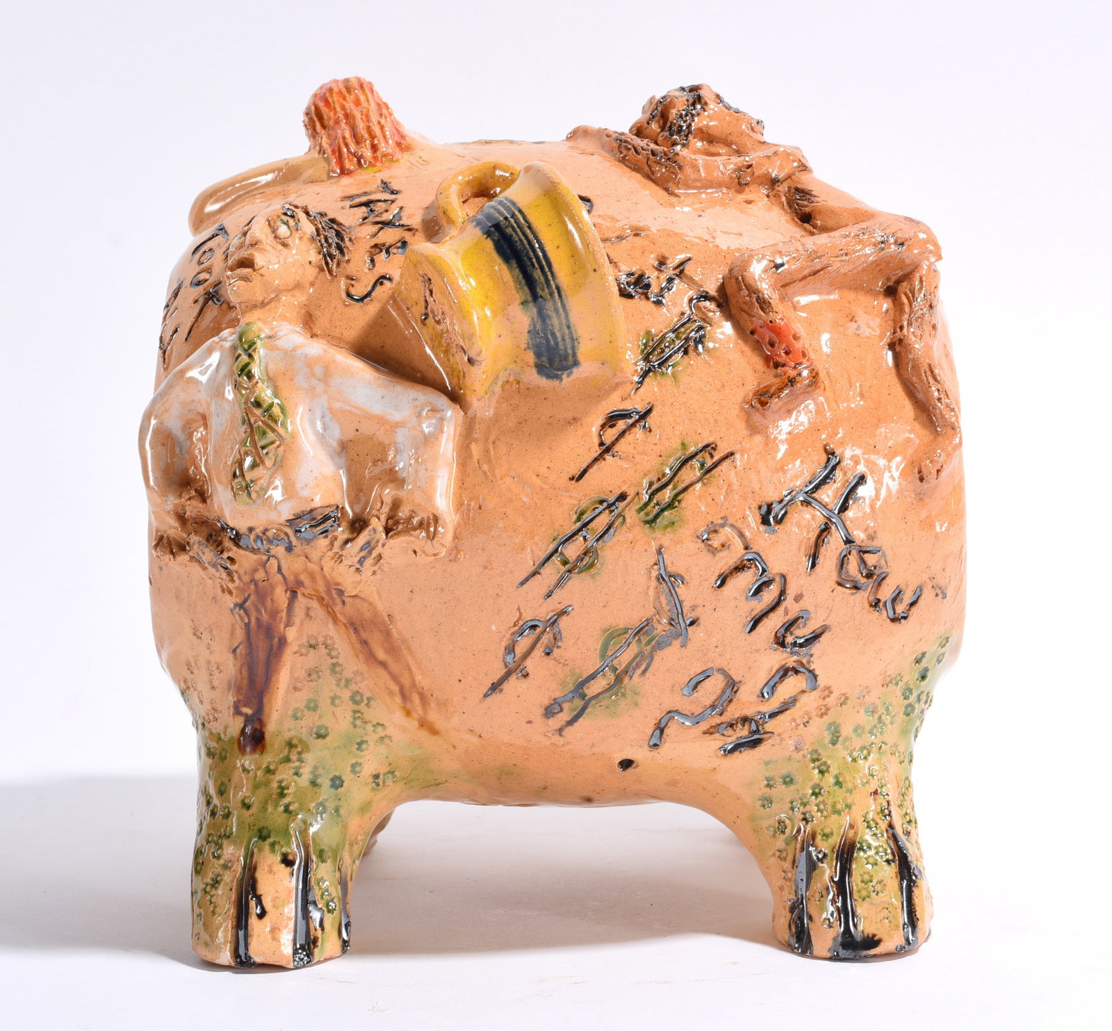 Billy Ray Hussey Folk Pottery Bank (1 of 5)