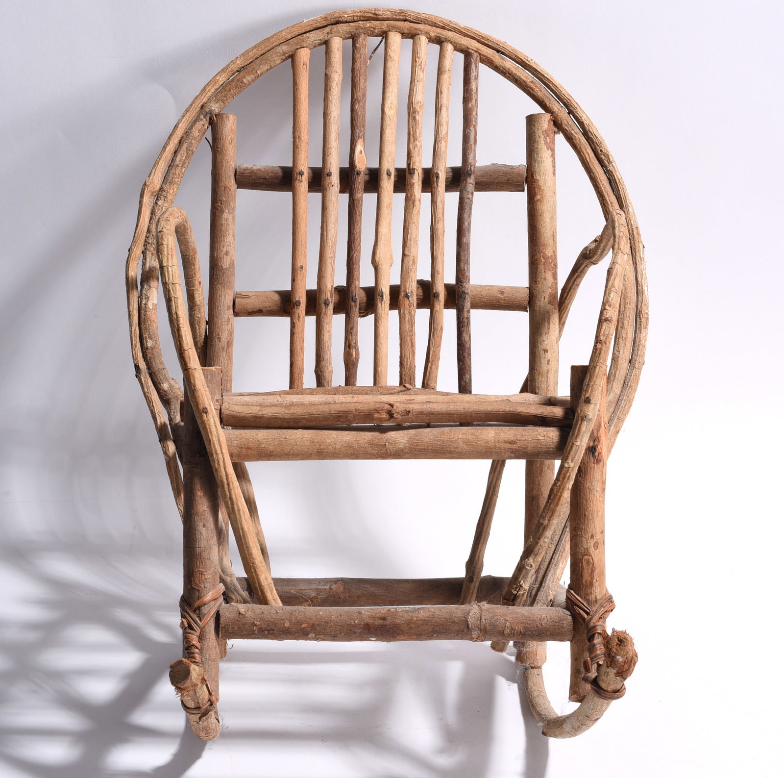 Rustic Bentwood Child's Rocking Chair (1 of 4)