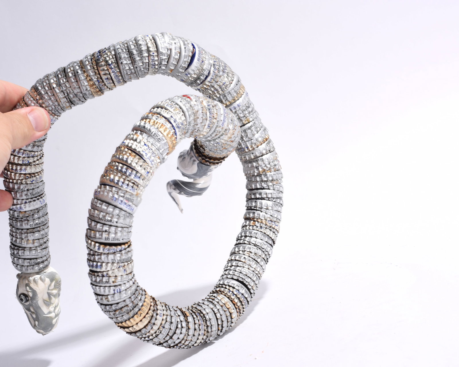 Folk Art Bottle Snake - 3
