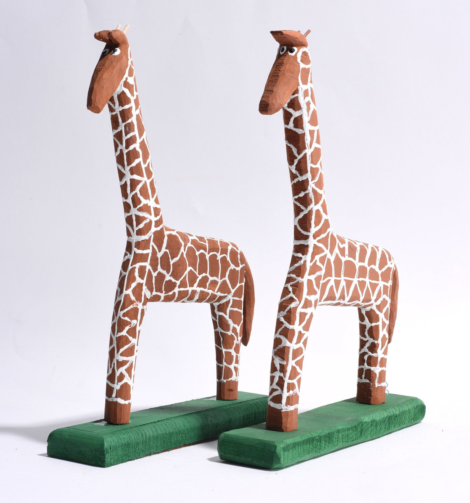 Minnie Adkins Pair of Carved Giraffes (1 of 3)