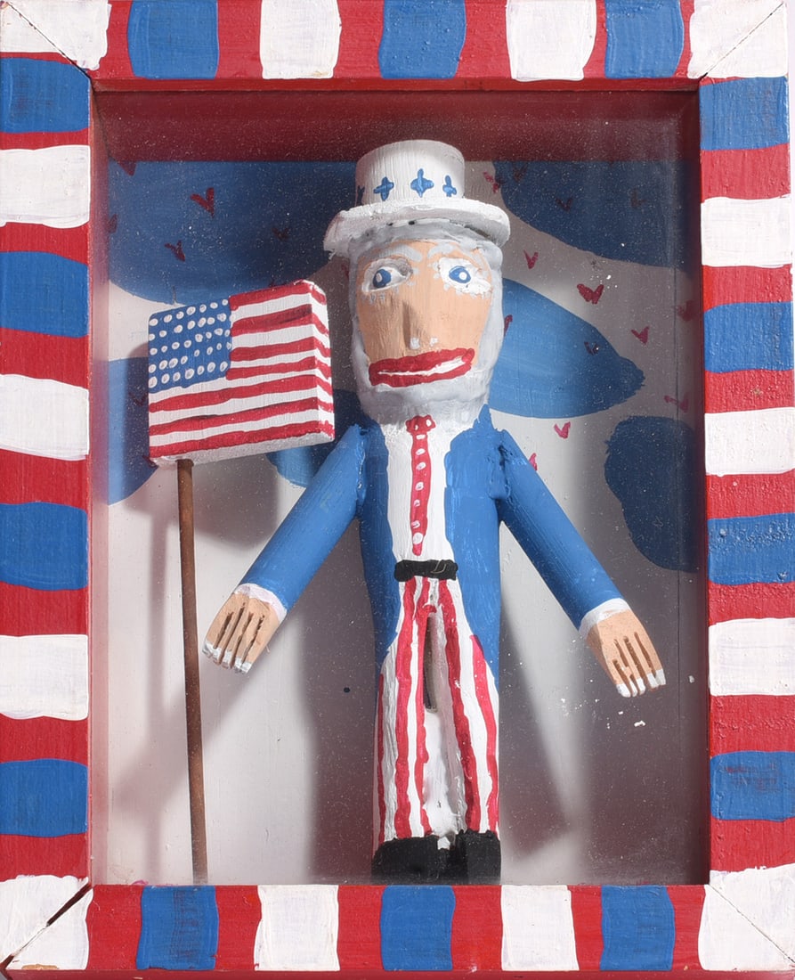 Ronald Cooper Uncle Sam Folk Art (1 of 3)