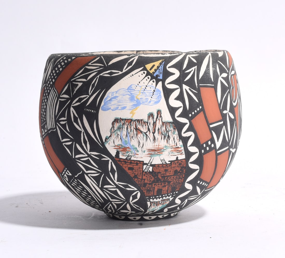 South Western Pottery Signed on Bottom (1 of 5)