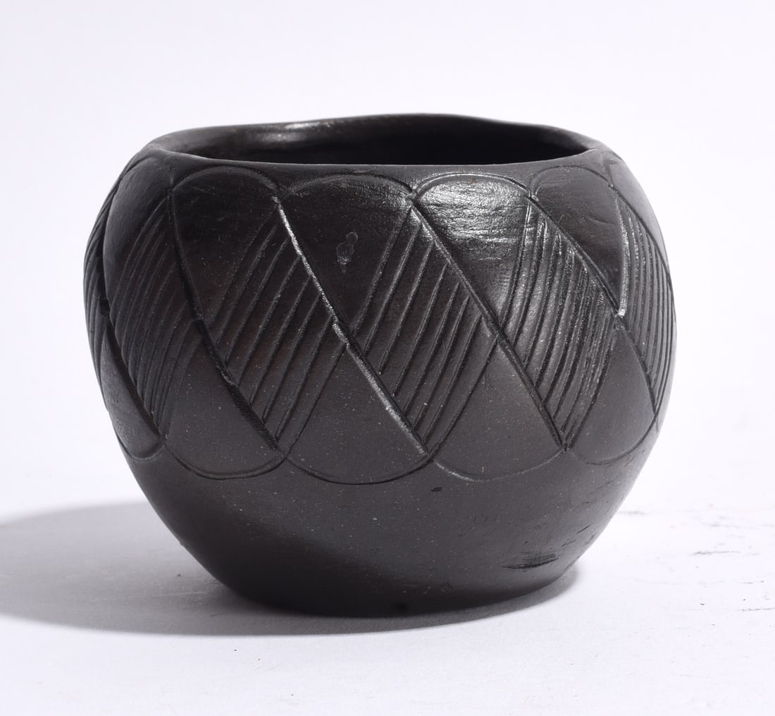 Cherokee Pottery Vase Signed - 2