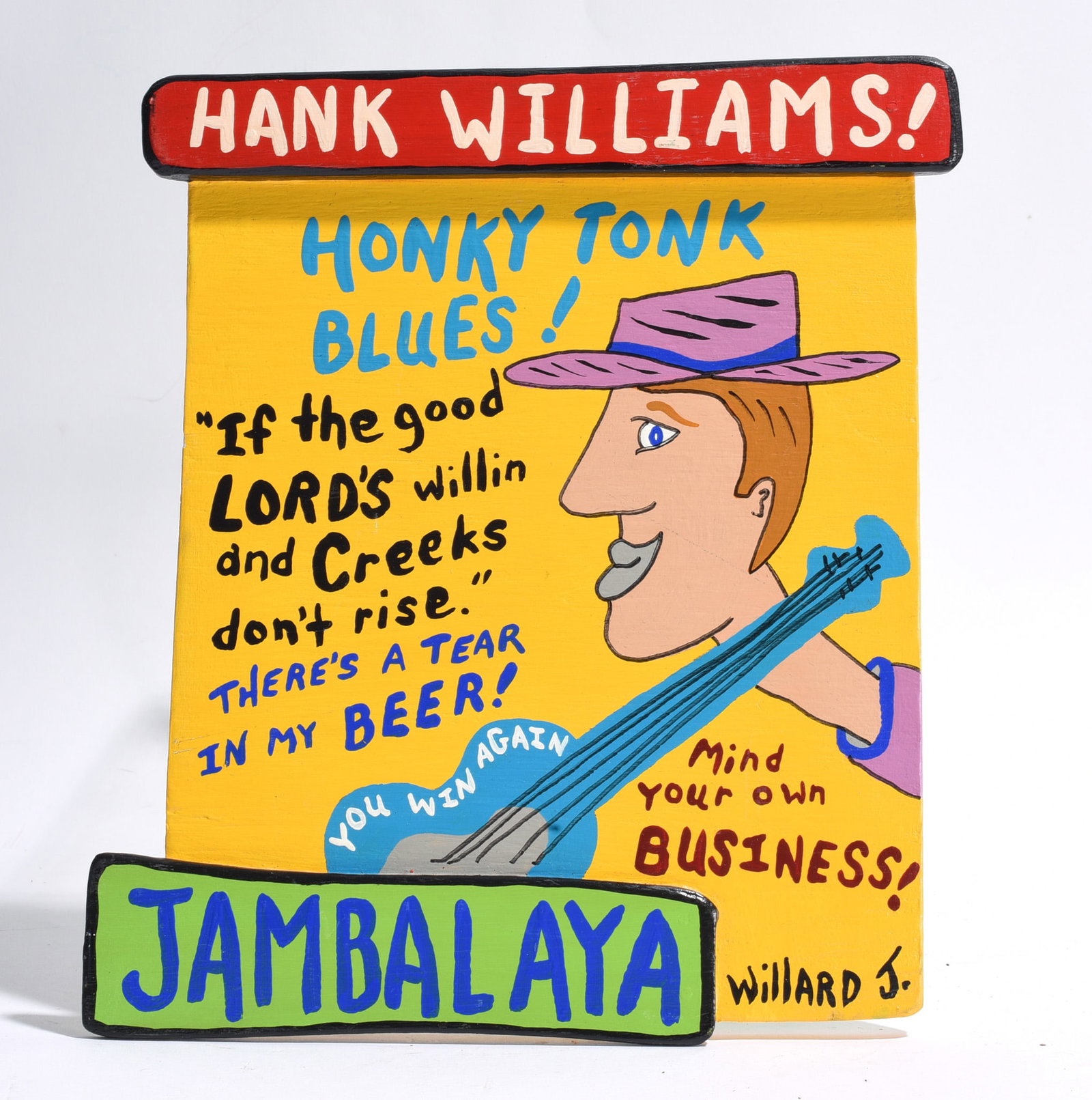 Willard J. Folk Art Painting (1 of 2)