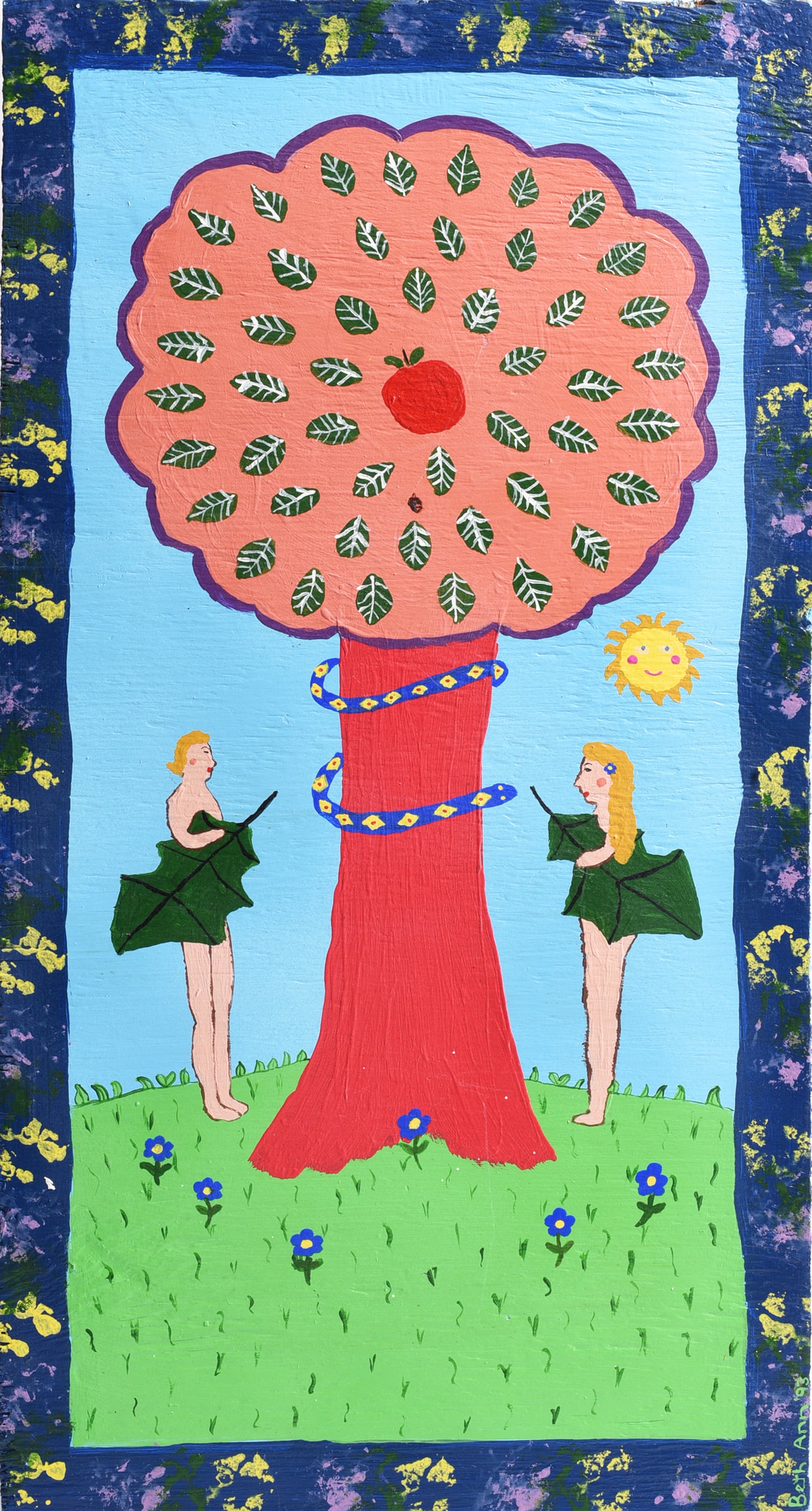 Beth Ann Folk Art Painting (1 of 2)
