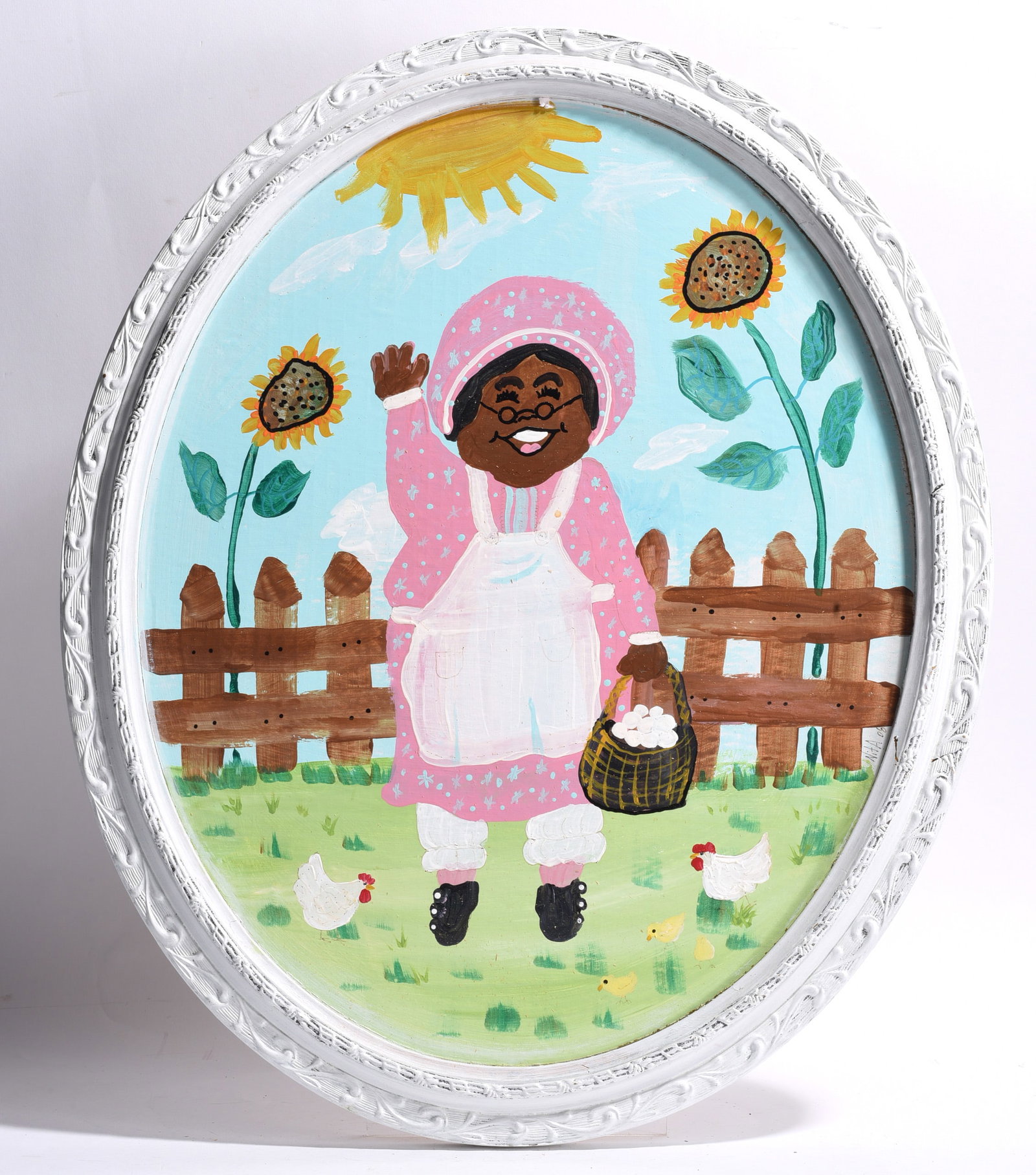 Joan Bunge "NitA" Folk Art Painting (1 of 2)