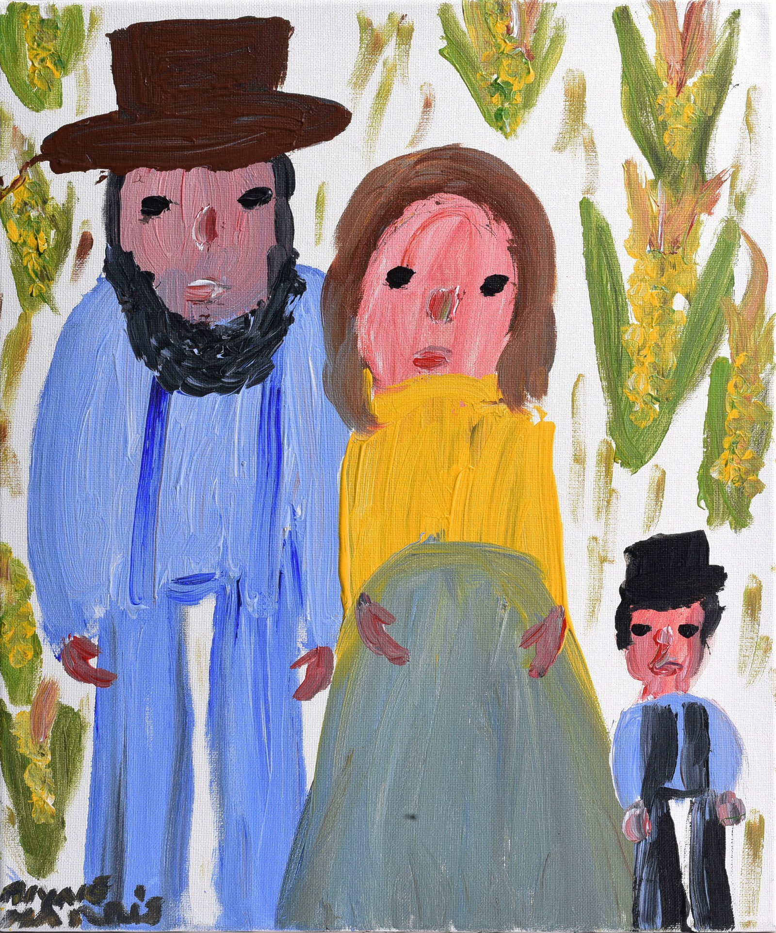 Alynne Harris Folk Art Painting (1 of 2)