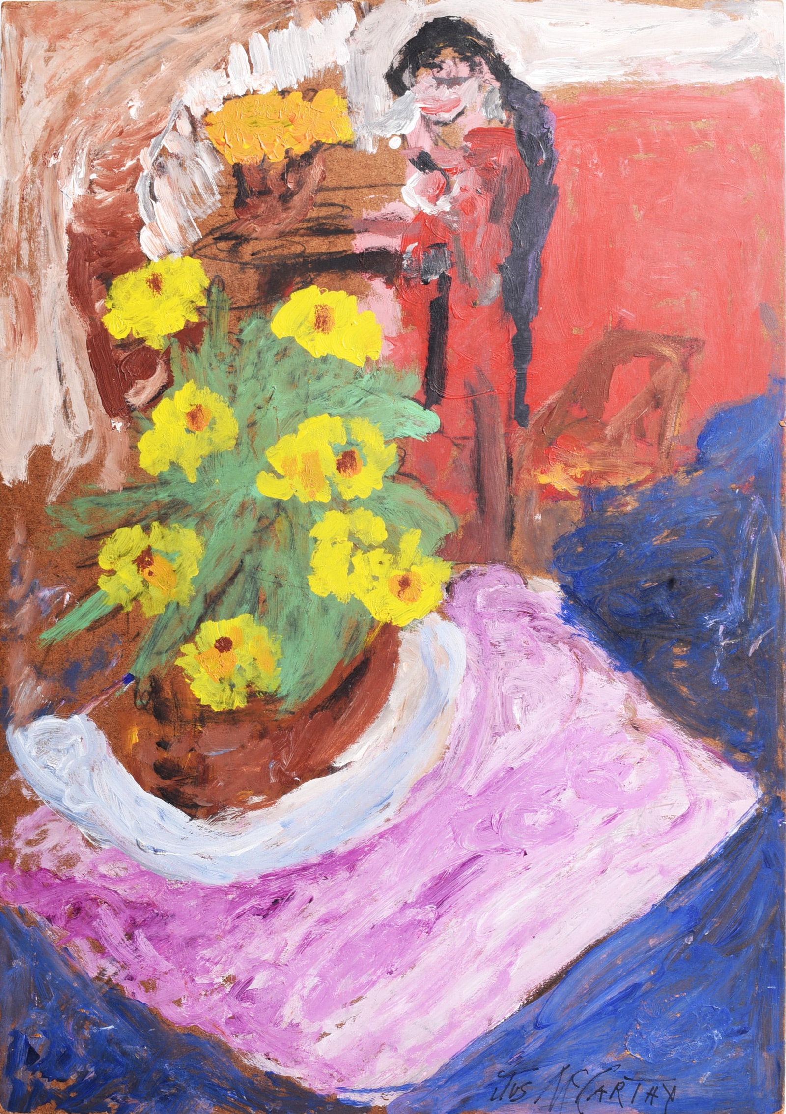 Justin McCarthy Folk Art Painting (1 of 2)