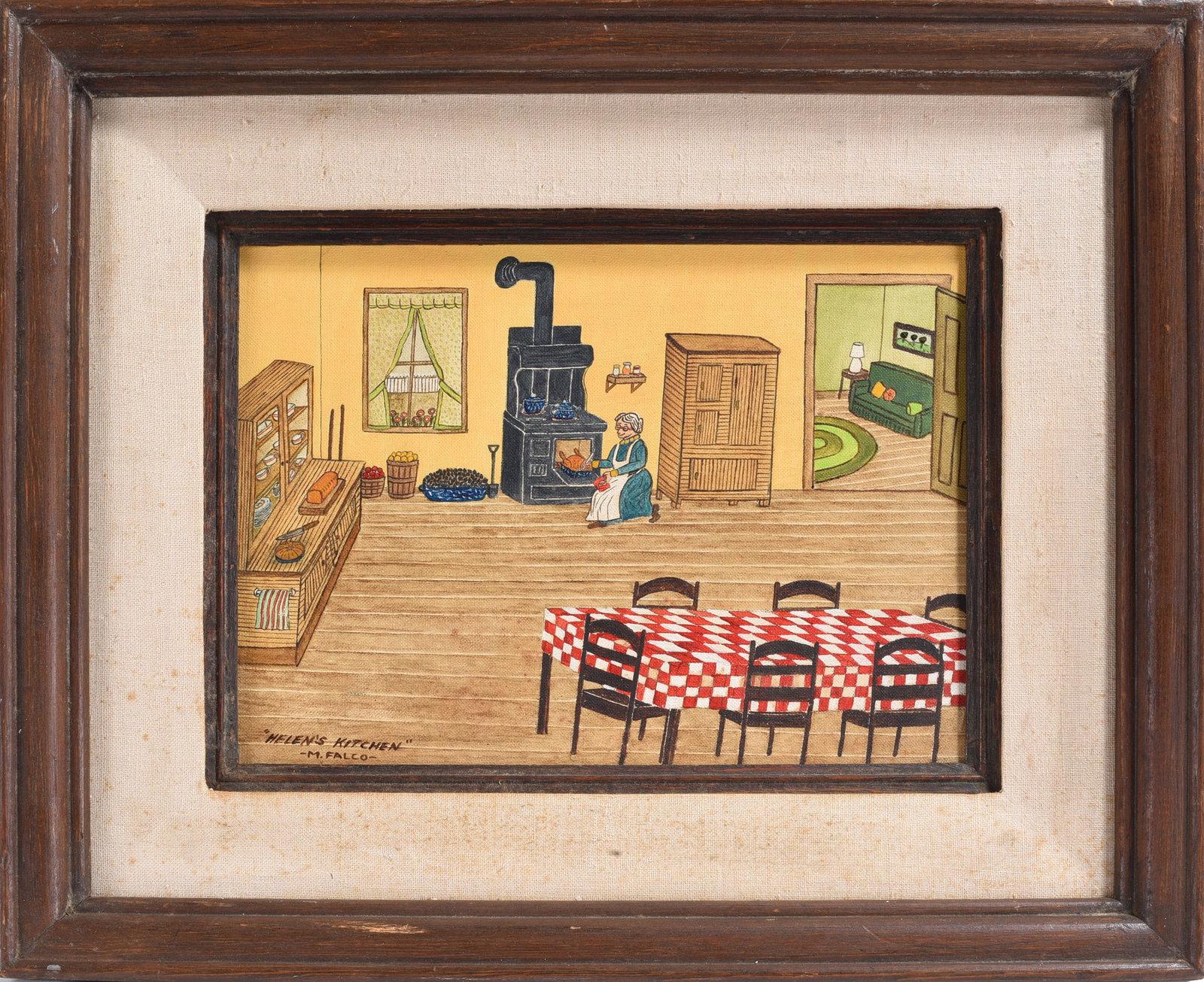 Michael Falco Folk Art Painting (1 of 2)