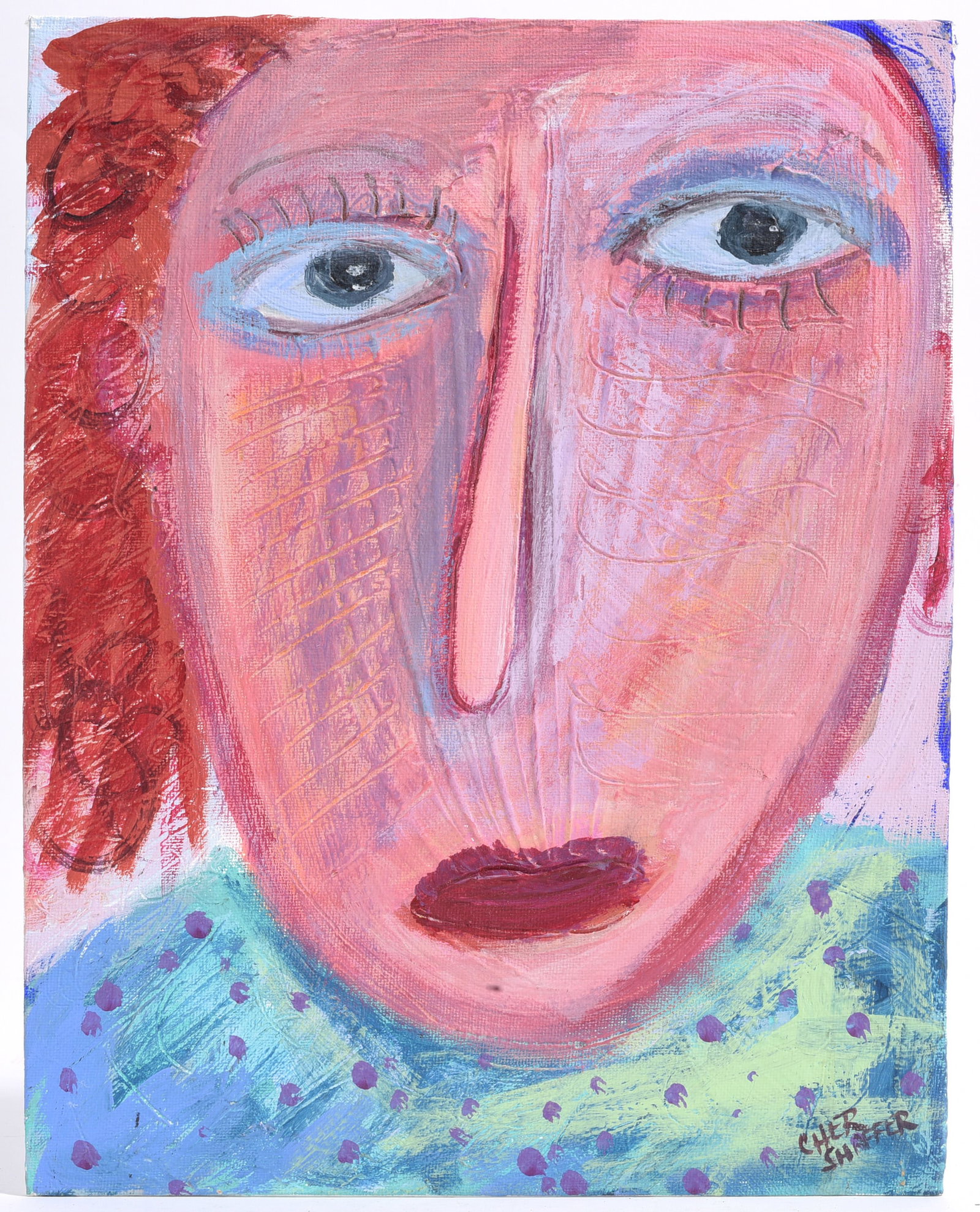 Cher Shaffer Folk Art Painting (1 of 2)