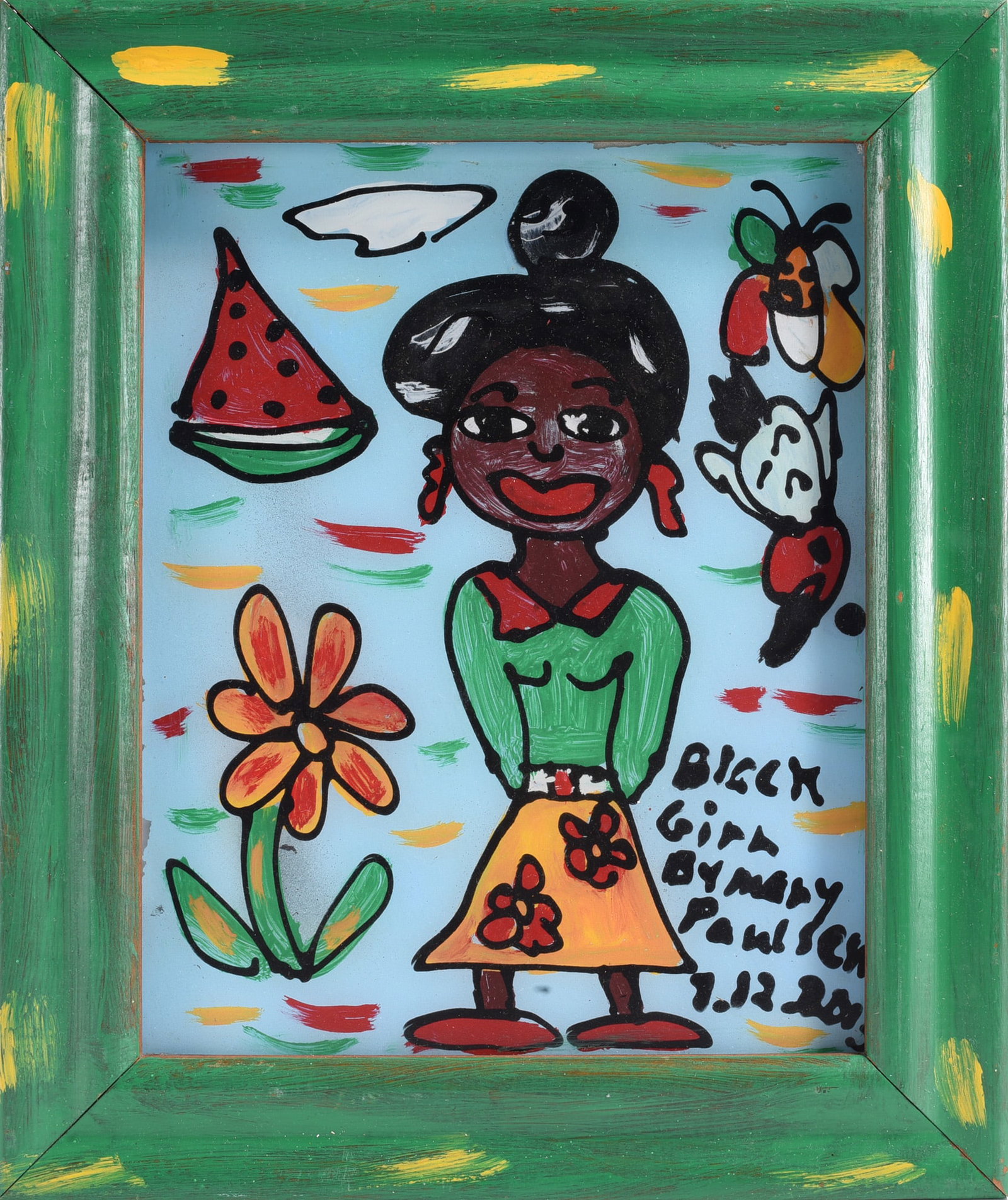Mary Paulsen Folk Art Painting (1 of 2)