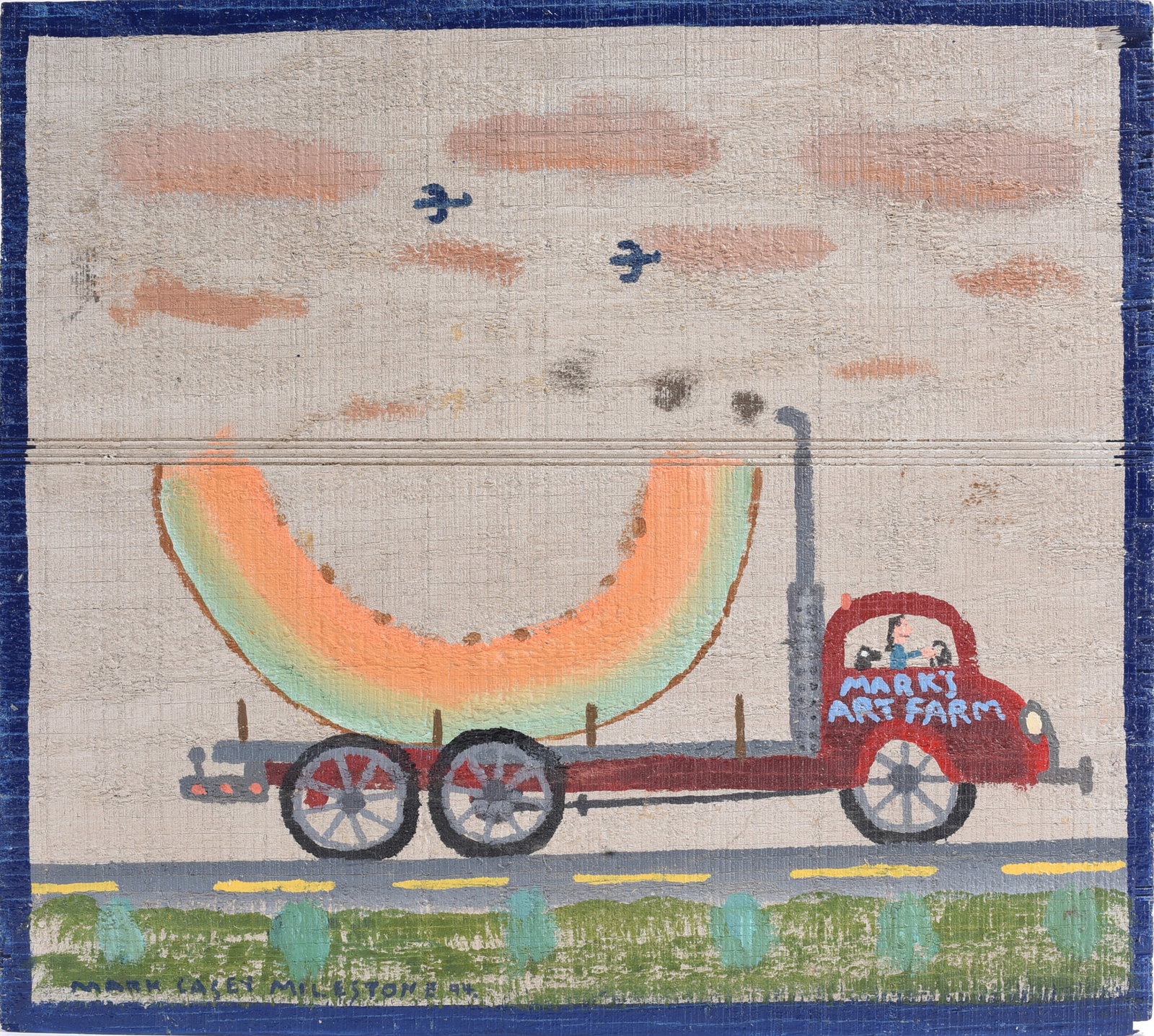Mark Casey Milestone Painting (1 of 2)