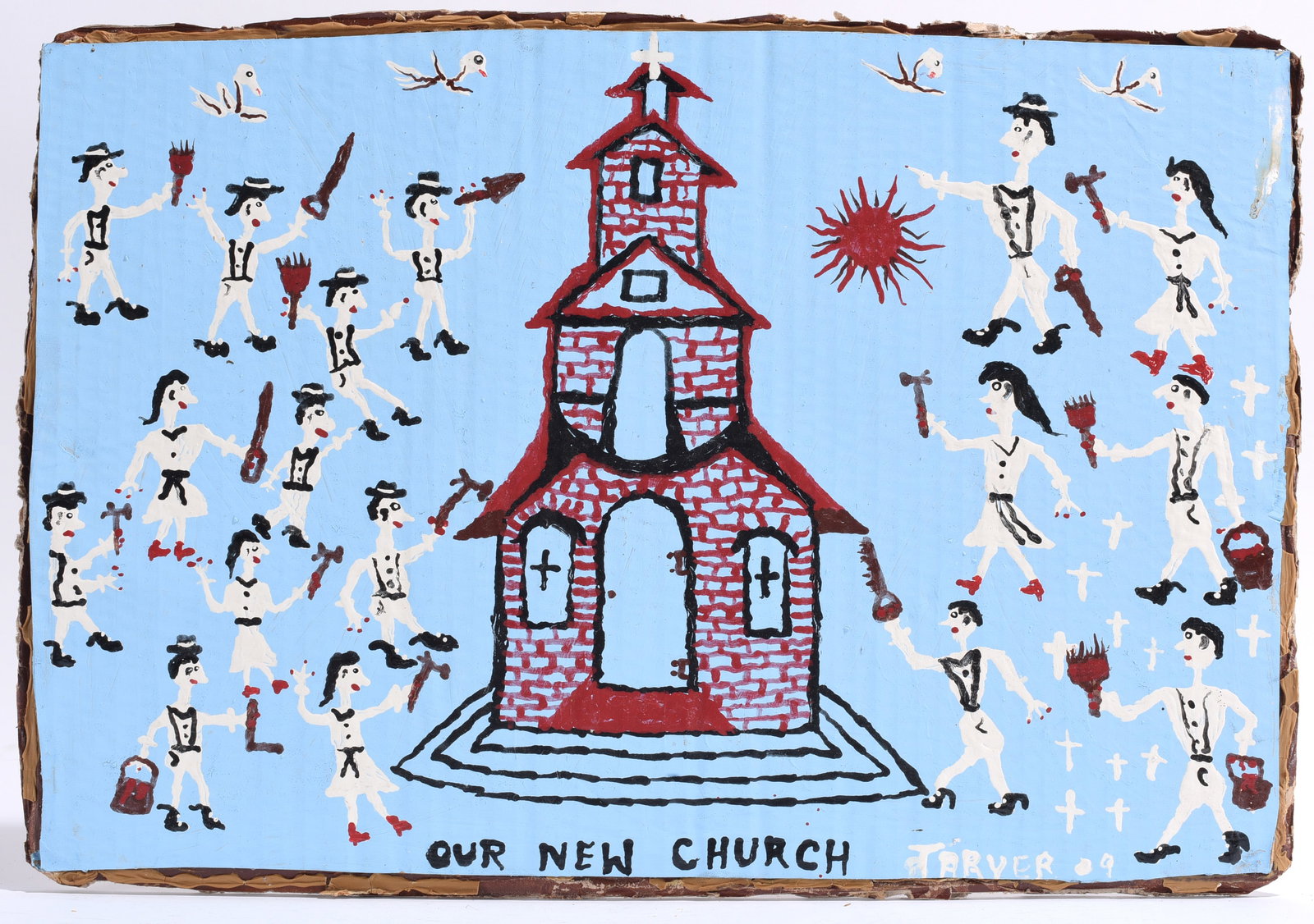 Willie Tarver Folk Art Painting (1 of 2)