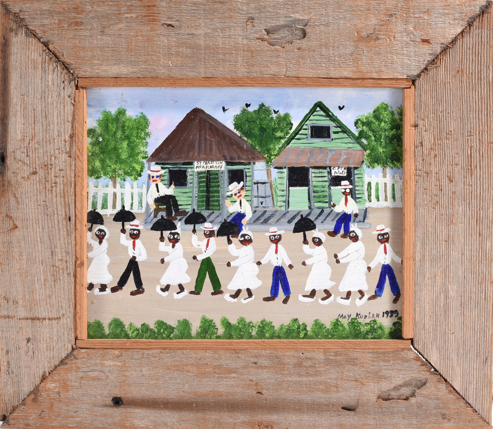 May Kugler Folk Art Painting (1 of 2)