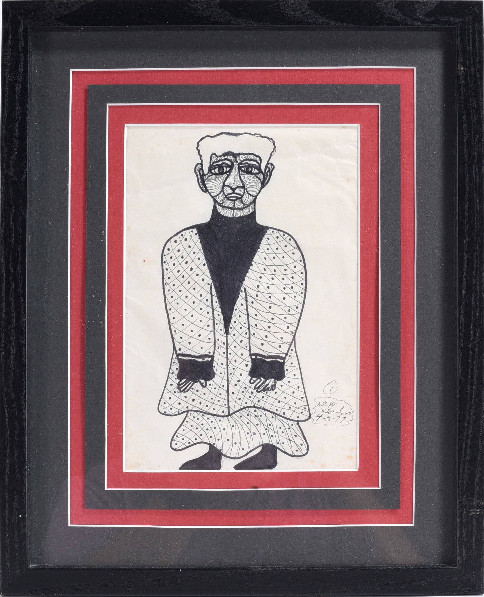 Ted Gordan Mixed Media on Paper (1 of 2)