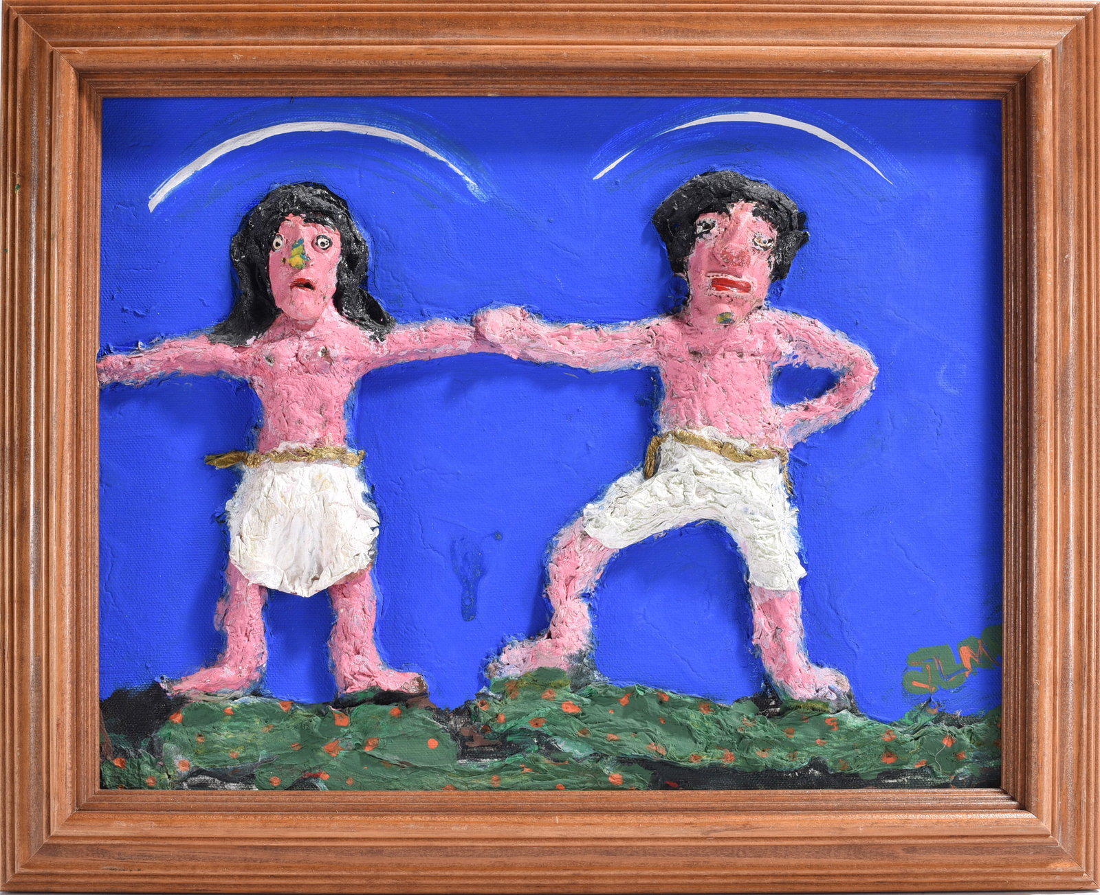 Leslie Mitchell Folk Art Painting (1 of 2)