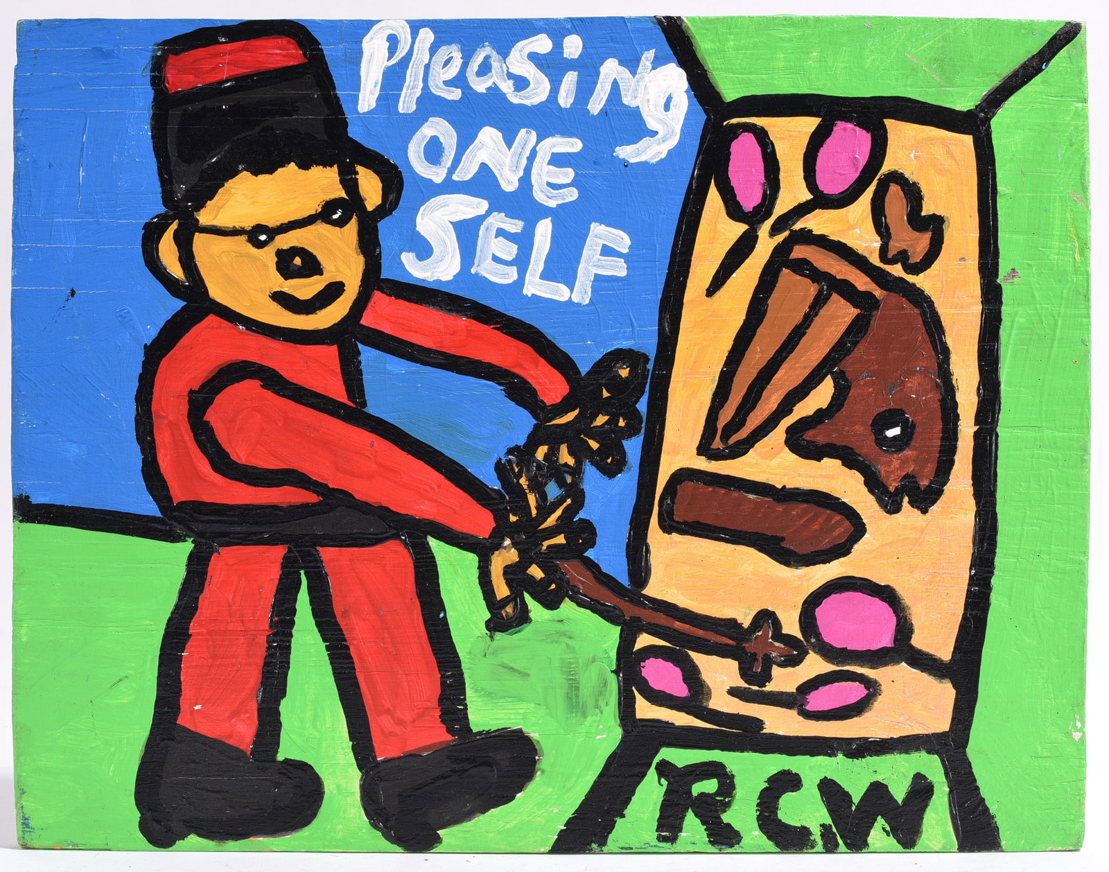 Ruby C. Williams Folk Art Painting (1 of 2)