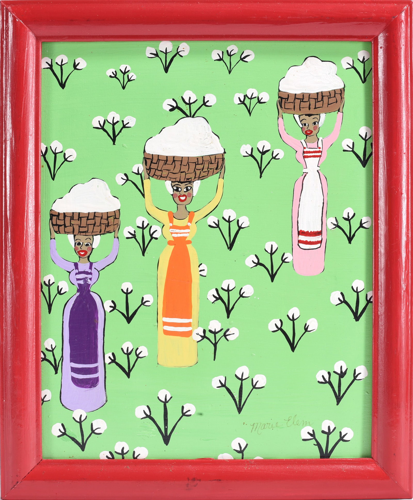 Mary Elem Folk Art Painting (1 of 2)