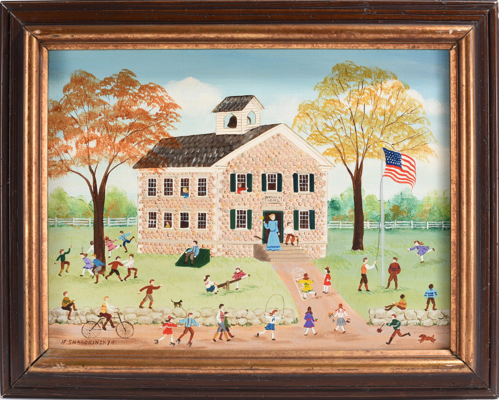 Helen Smagorinsky Folk Art Painting (1 of 2)