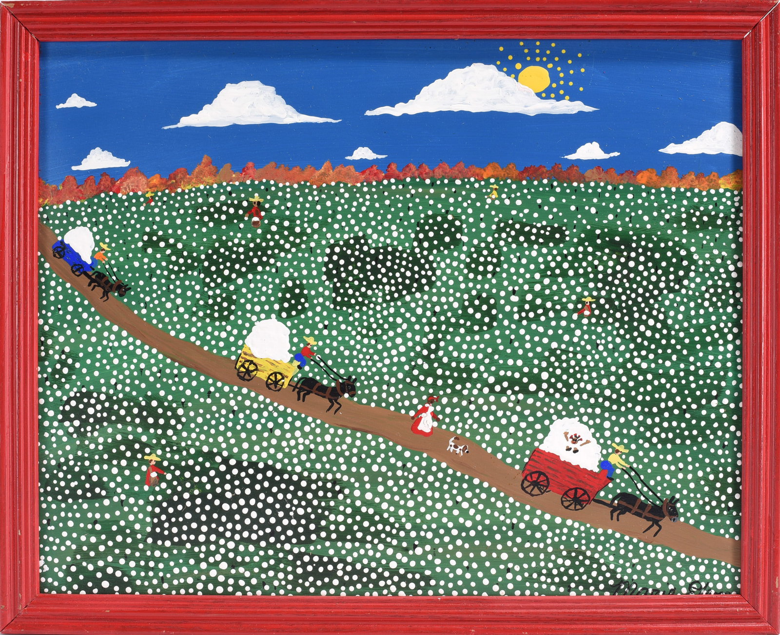 Marie Elem Folk Art Painting (1 of 2)