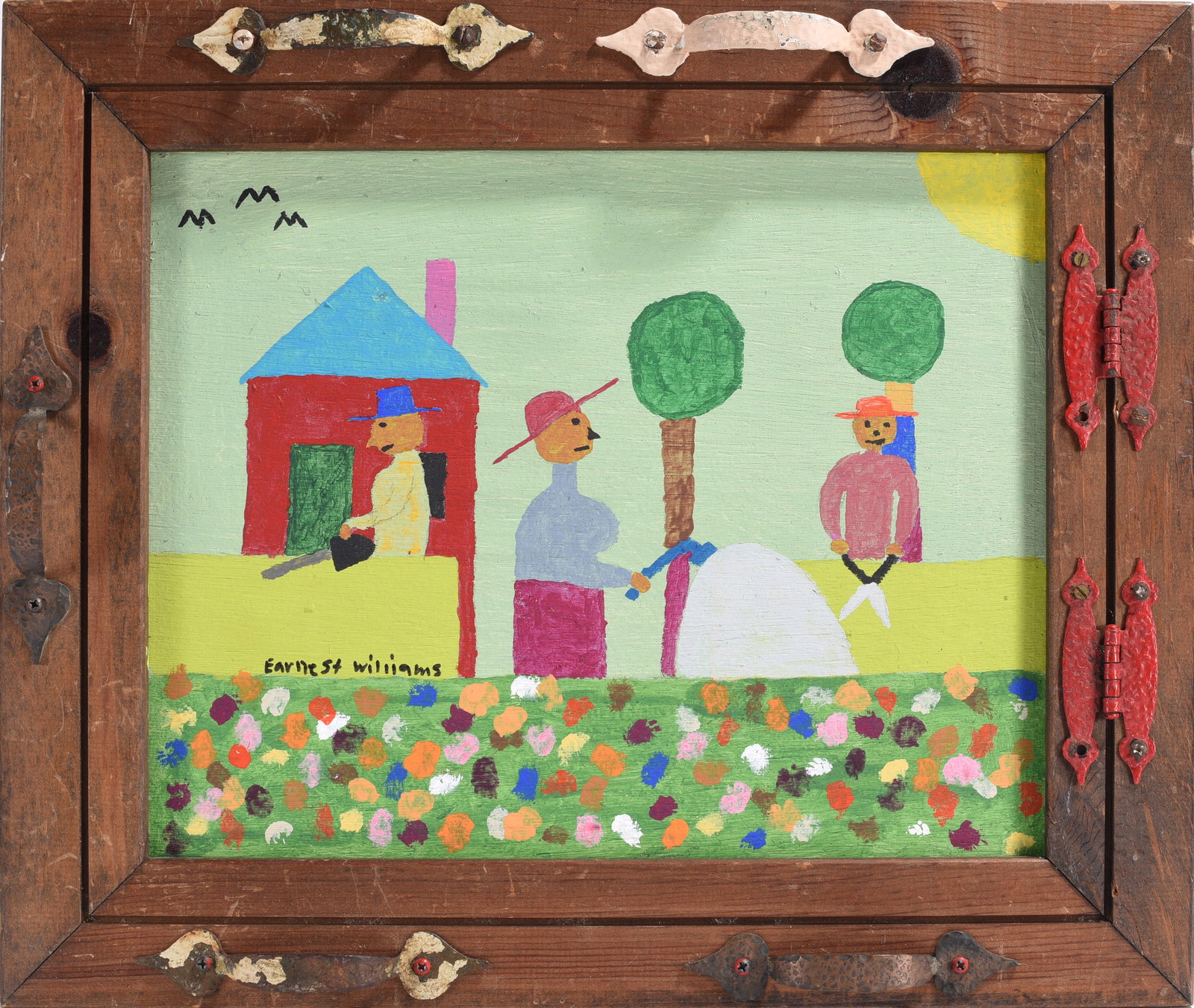 Ernest Williams Folk Art Painting (1 of 2)
