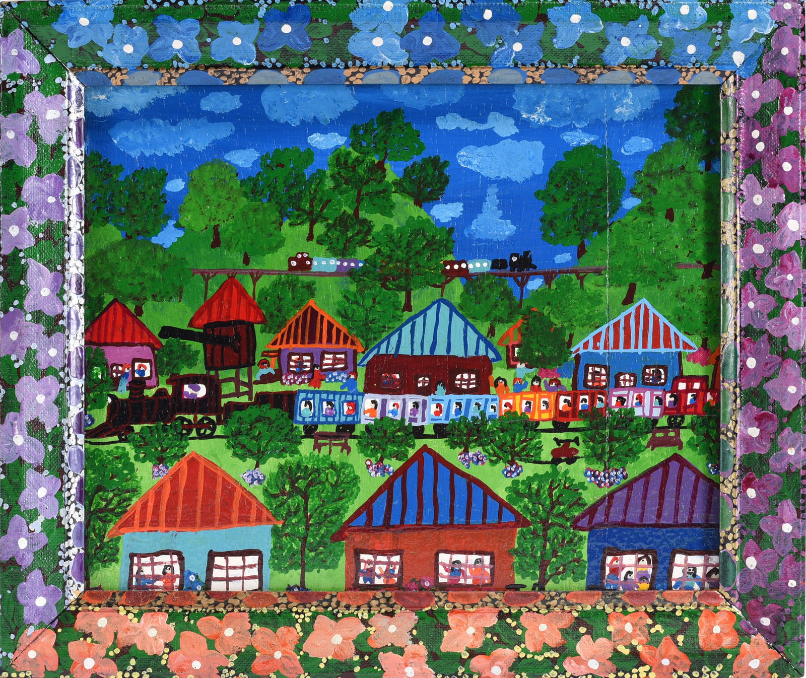 Jeff Payne Folk Art Painting (1 of 2)