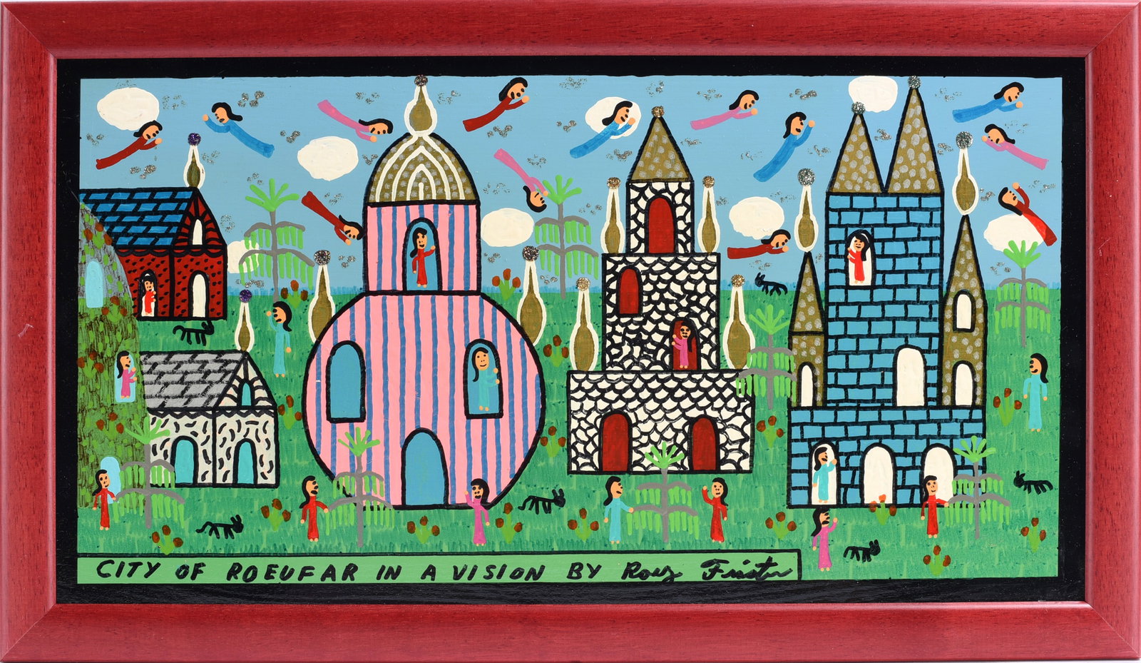 Roy Finster Folk Art Painting (1 of 2)