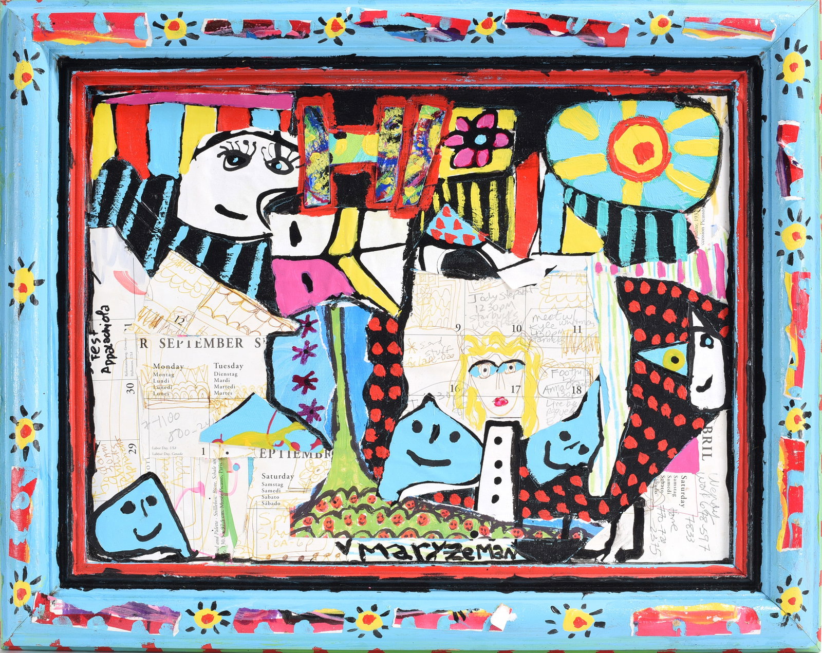 Wary ZeMan Folk Art Painting (1 of 2)