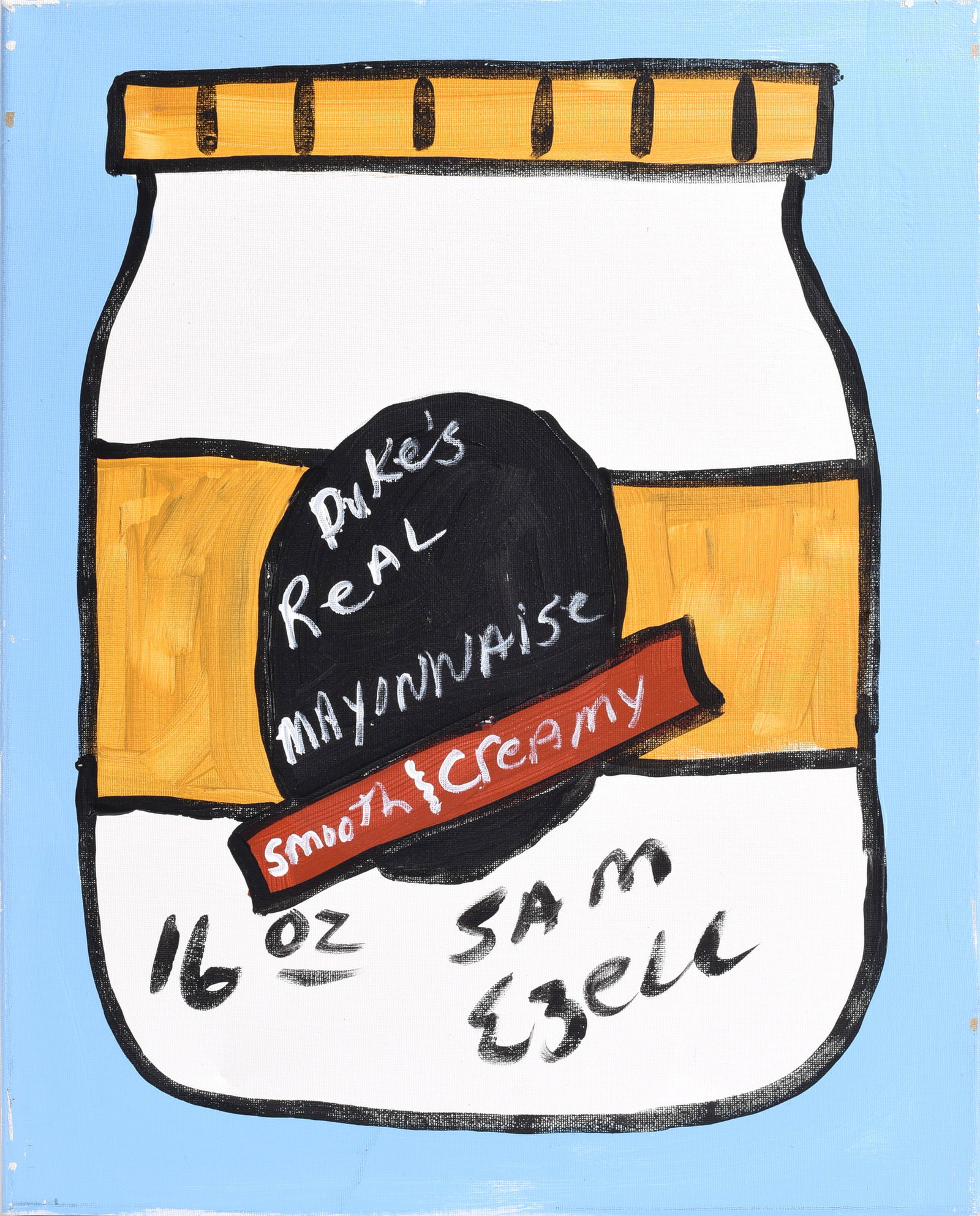 Sam Ezell Painting on Canvas (1 of 2)