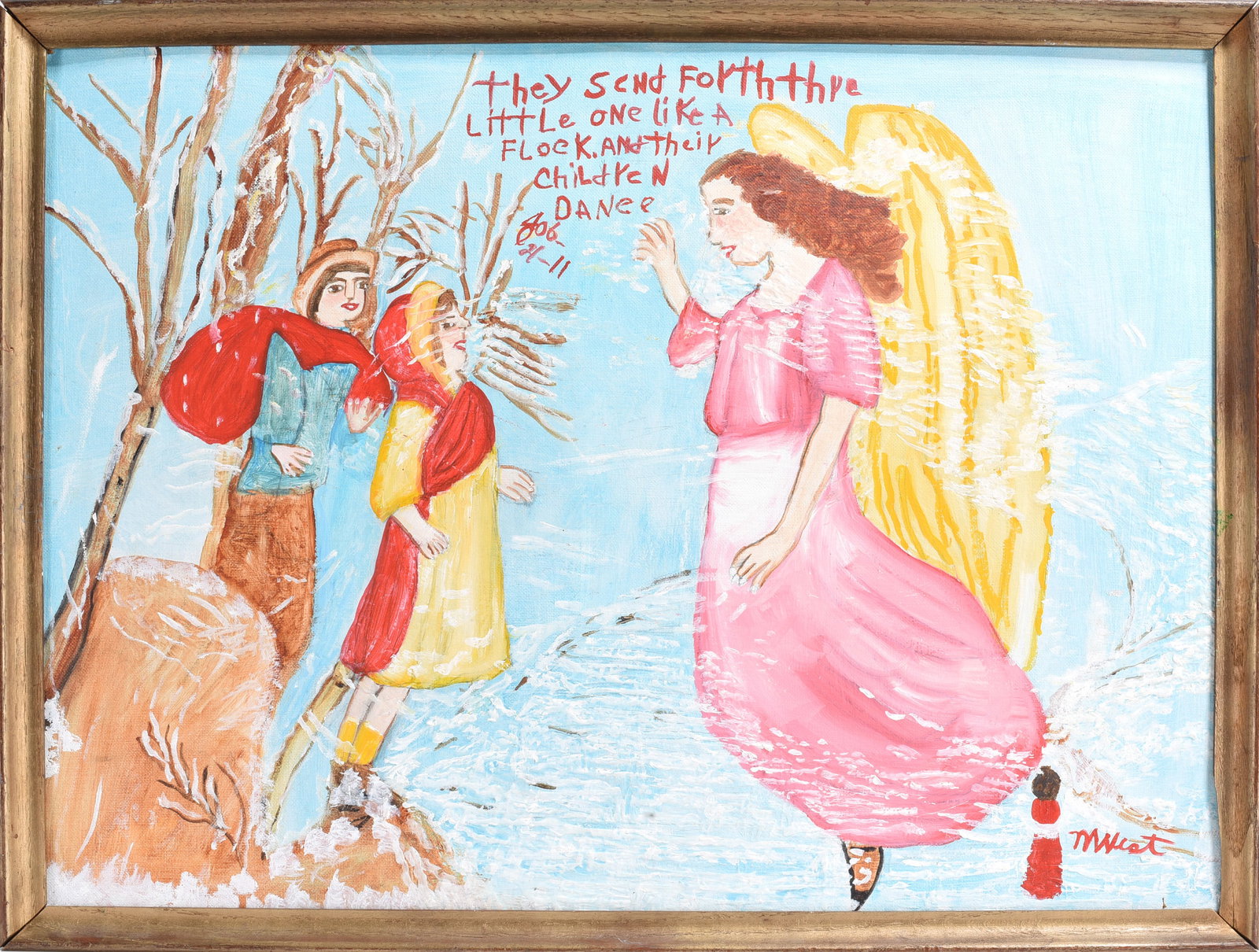 Myrtice West Folk Art Painting (1 of 2)