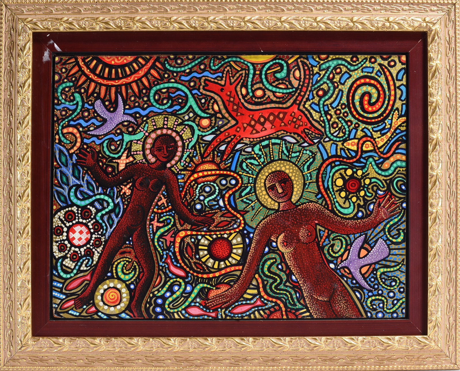 Farlan Hardy Folk Art Painting (1 of 2)