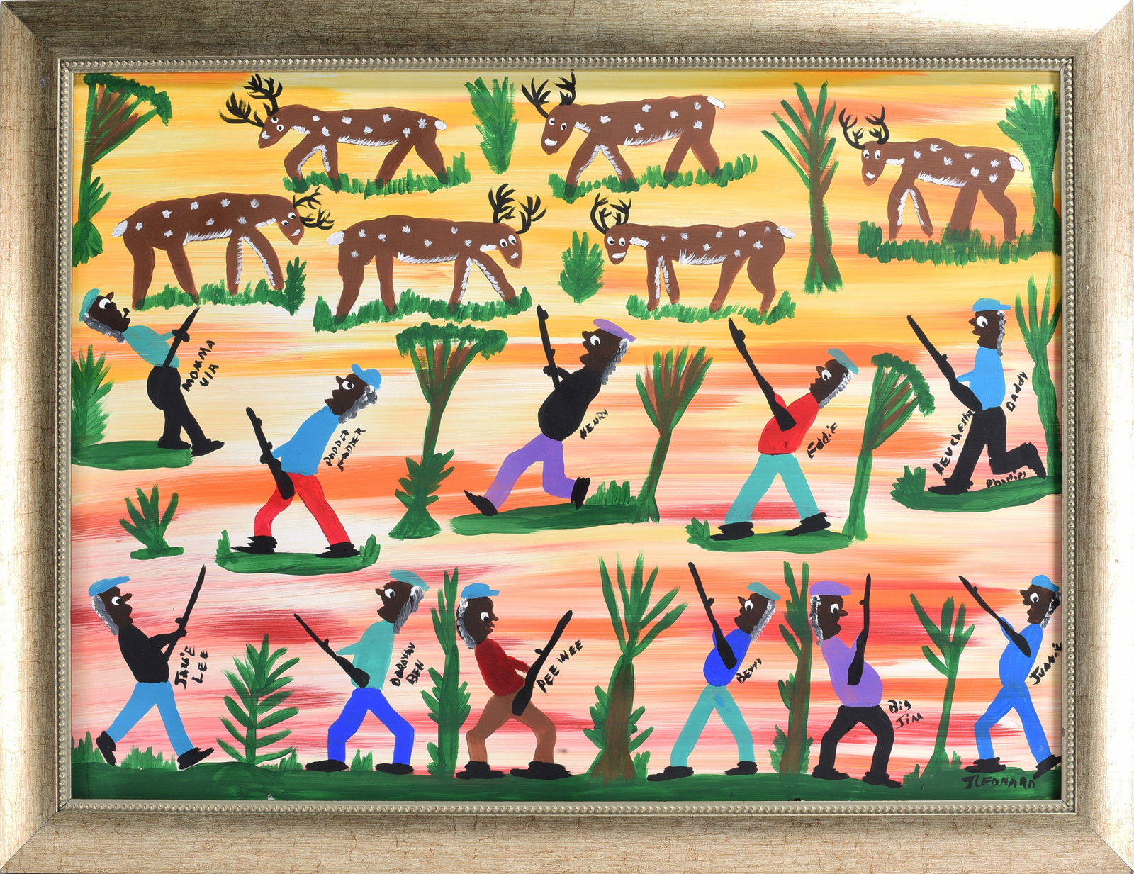 Juanita Leonard Folk Art Painting (1 of 2)