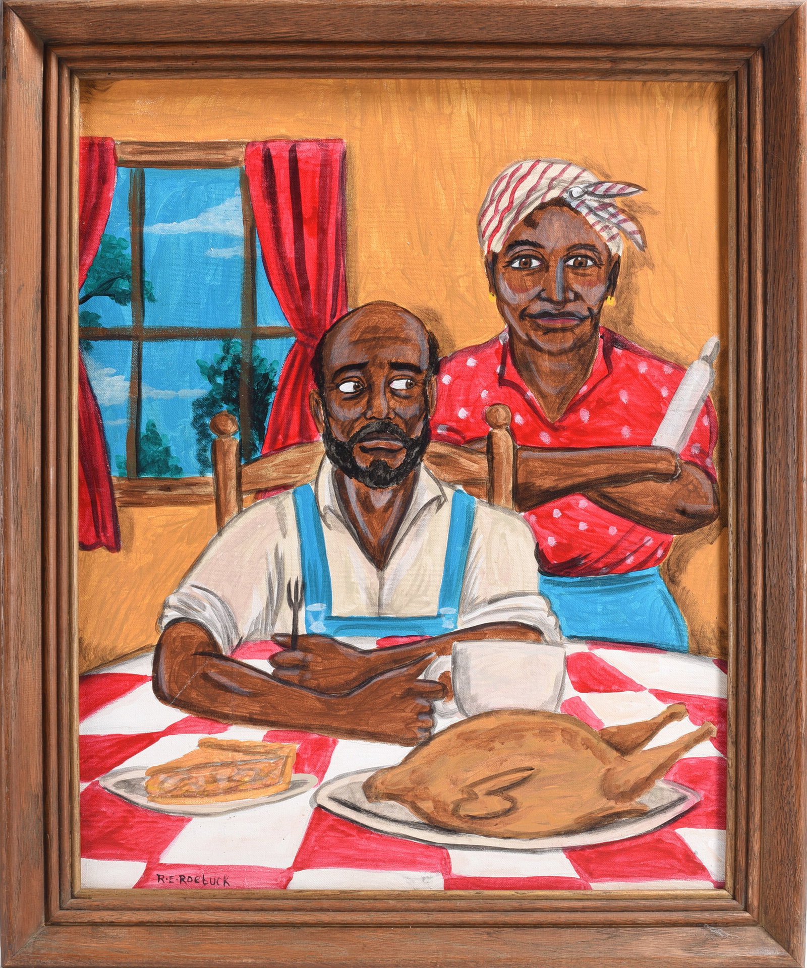 Richard Roebuck Painting on Canvas (1 of 2)