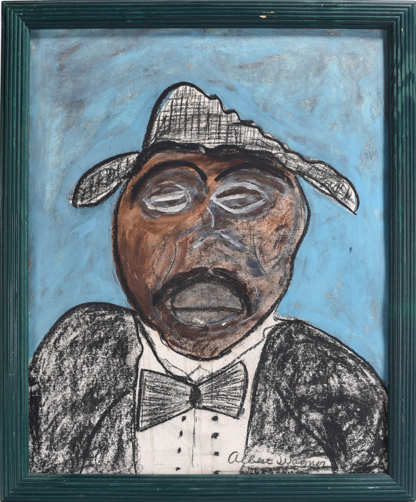 Albert Wagner Self Taught Art Painting (1 of 2)